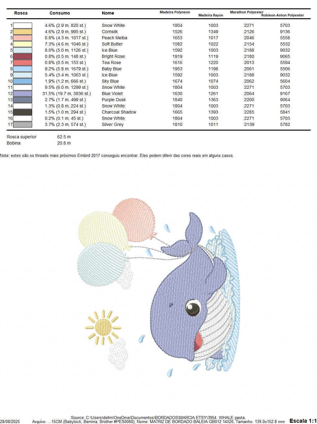 Whale embroidery designs - Ocean Animal Big Fish with balloons machine embroidery pattern - Sea Life Baby Boy - Instant digital download pes