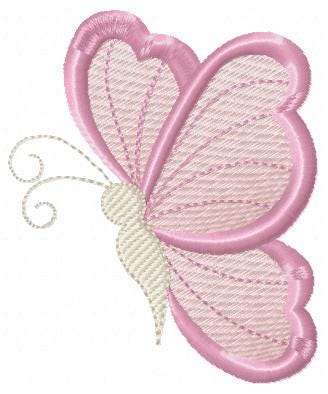 Mini Butterfly embroidery design - Delicate small butterfly machine embroidery pattern - Mini embroidery file - Instant digital download pes