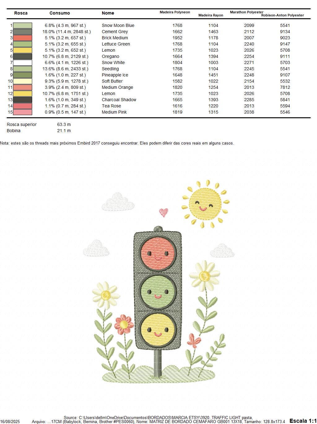 Traffic Lights embroidery design - Stop light machine embroidery pattern - Baby Boy Vehicle - Red Yellow Green - Instant digital download
