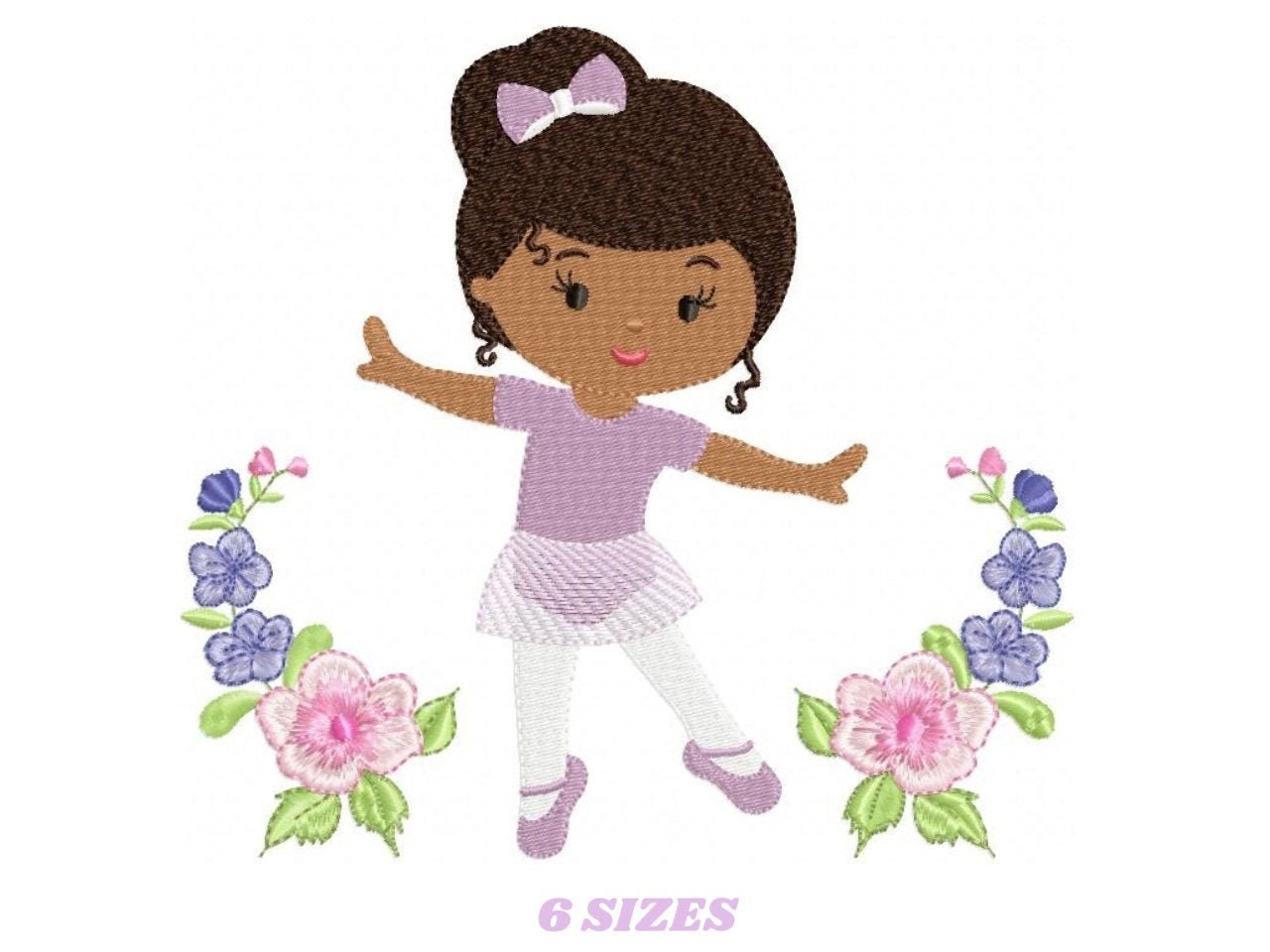 Ballerina embroidery designs - Ballet embroidery design machine embroidery pattern - baby girl embroidery file - dancer embroidery frame