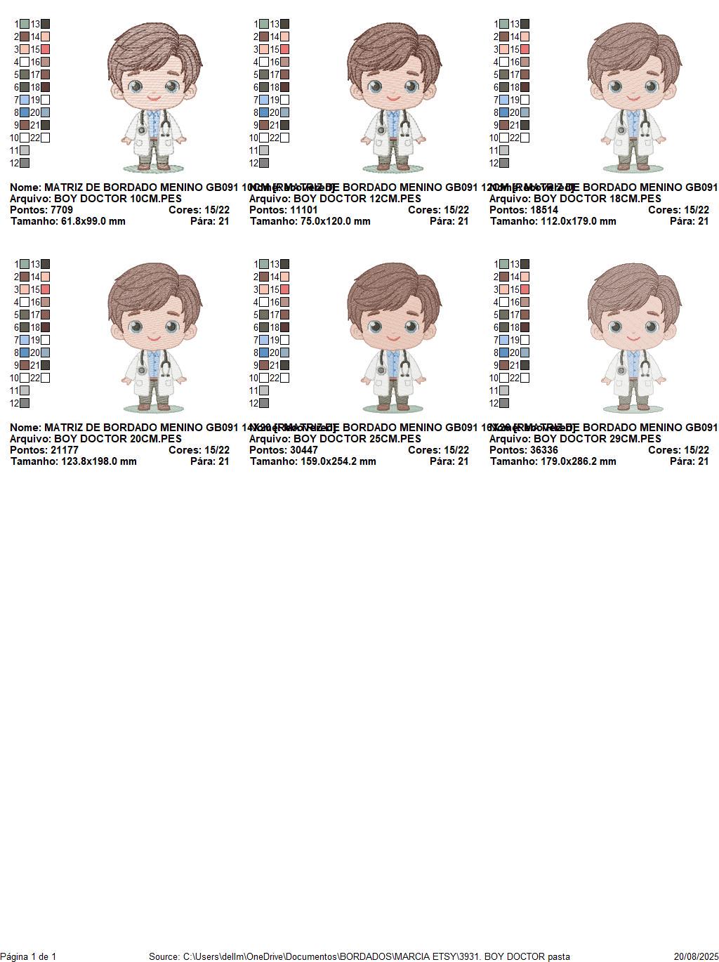 Doctor embroidery designs - Hospital Nurse machine embroidery pattern - Baby boy Medical Health Doctor file - Instant digital download pes