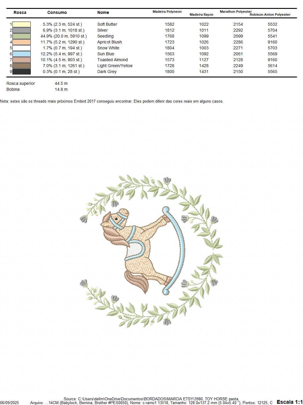 Toy Horse embroidery design - Baby boy rocking horse laurel frame machine embroidery pattern - Instant digital download pes jef hus dst vp3