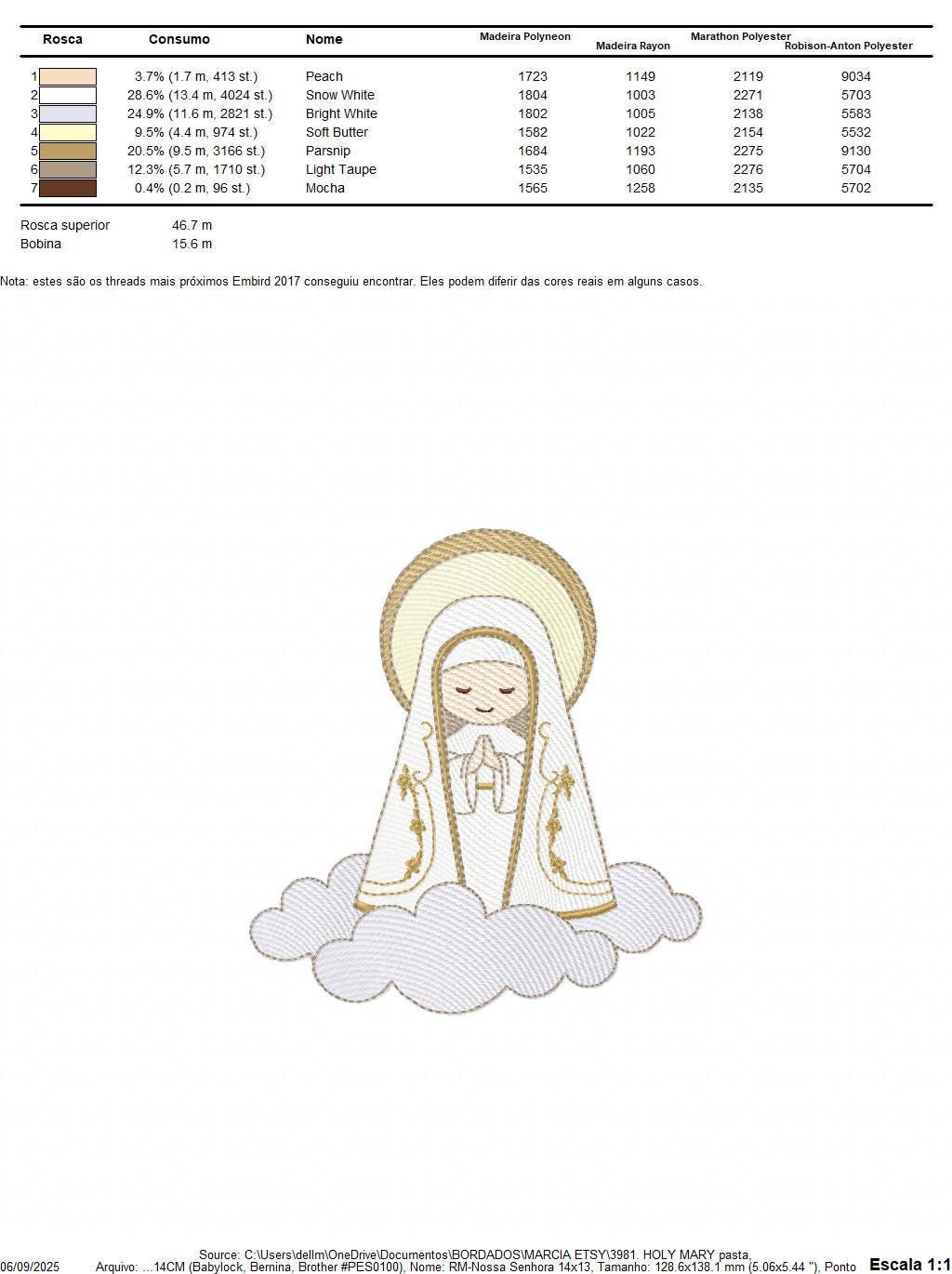 Holy Mary embroidery designs - Holy Virgin Mary machine embroidery pattern - Catholic religious file - Hail Mary - Instant digital download