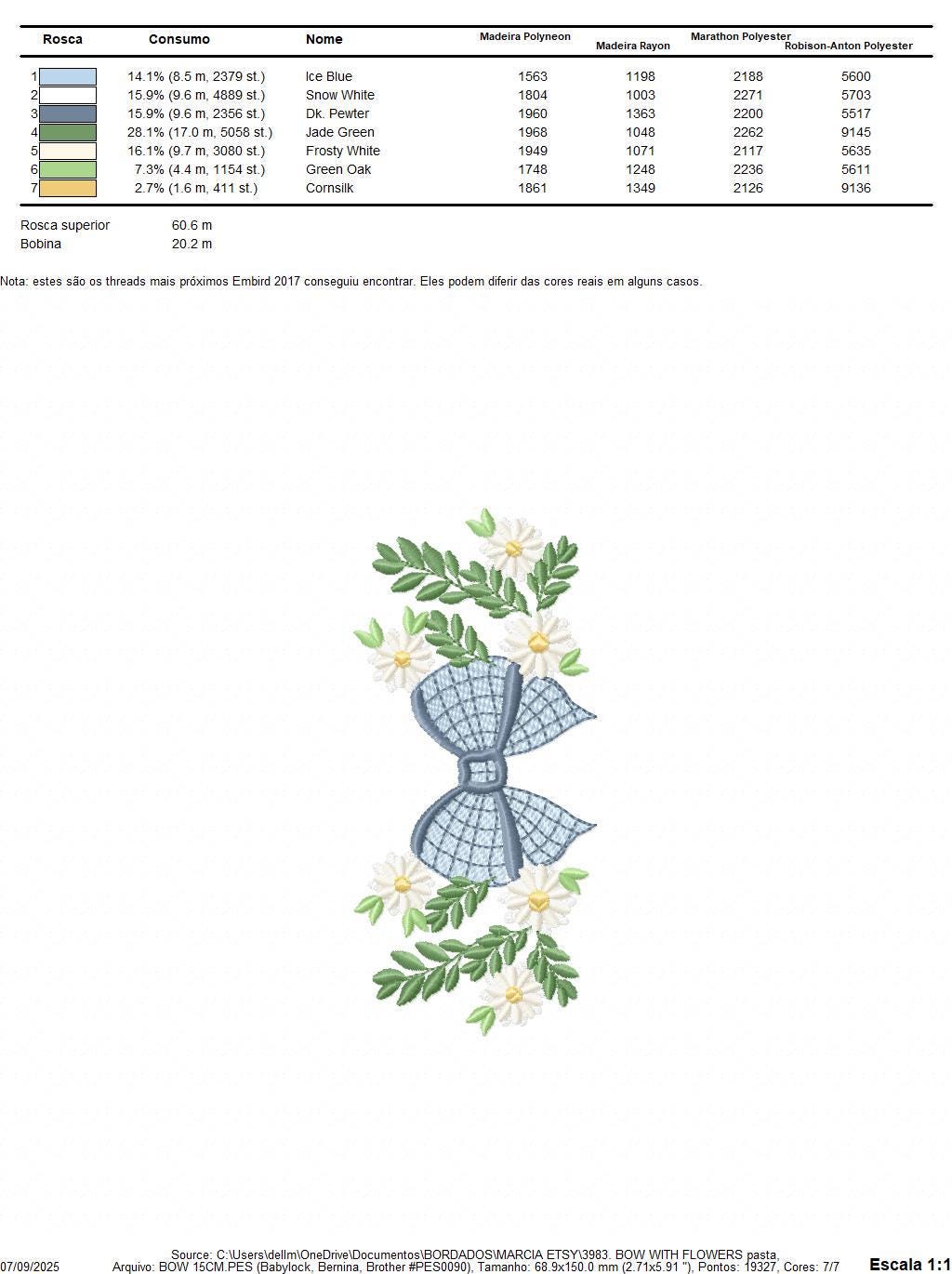Flowers with lace embroidery designs - Blue Bow with daisies machine embroidery pattern - Floral Kitchen towel - instant digital download