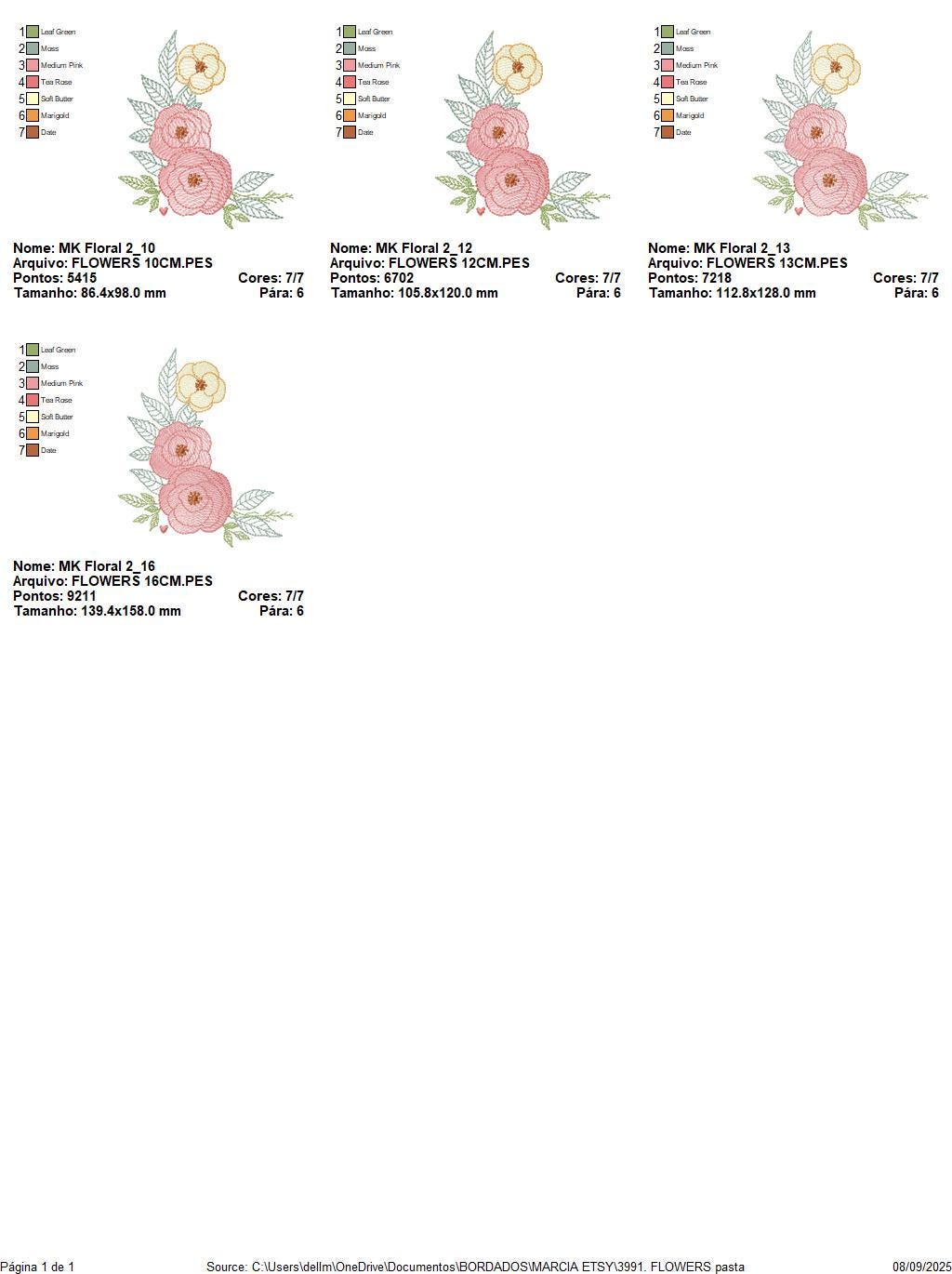 Roses embroidery designs - Kitchen Towel Flowers machine embroidery pattern - Rose embroidery file - Instant digital download pes jef hus