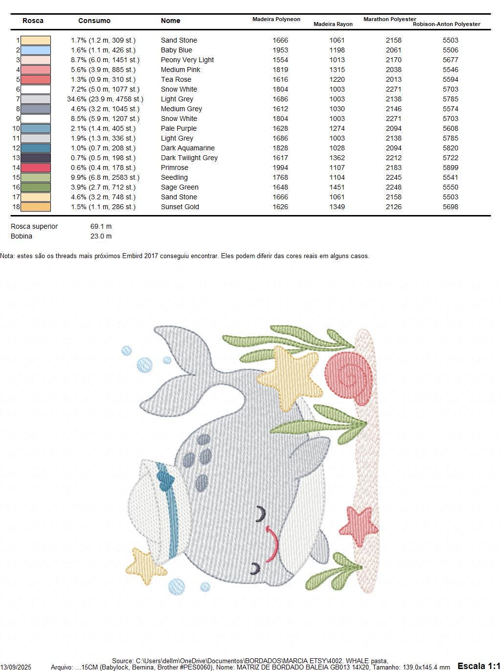 Whale embroidery designs - Ocean Animal Big Fish machine embroidery pattern - Sea Life Baby Boy file - Instant digital download pes jef dst