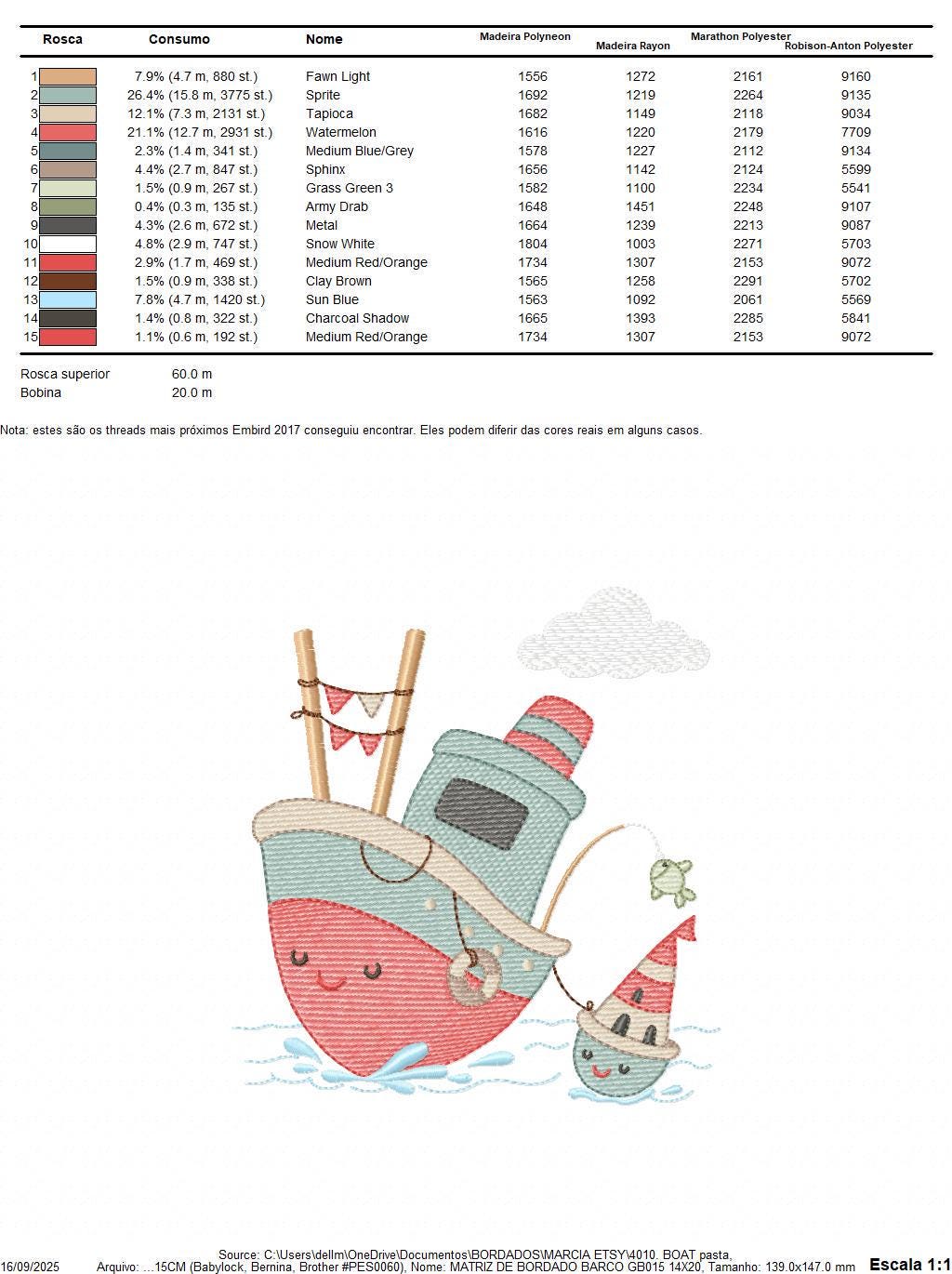 Sailboat embroidery designs - Baby Boat Boat machine embroidery pattern - Marine Ocean Nautical file - Instant digital download pes jef dst