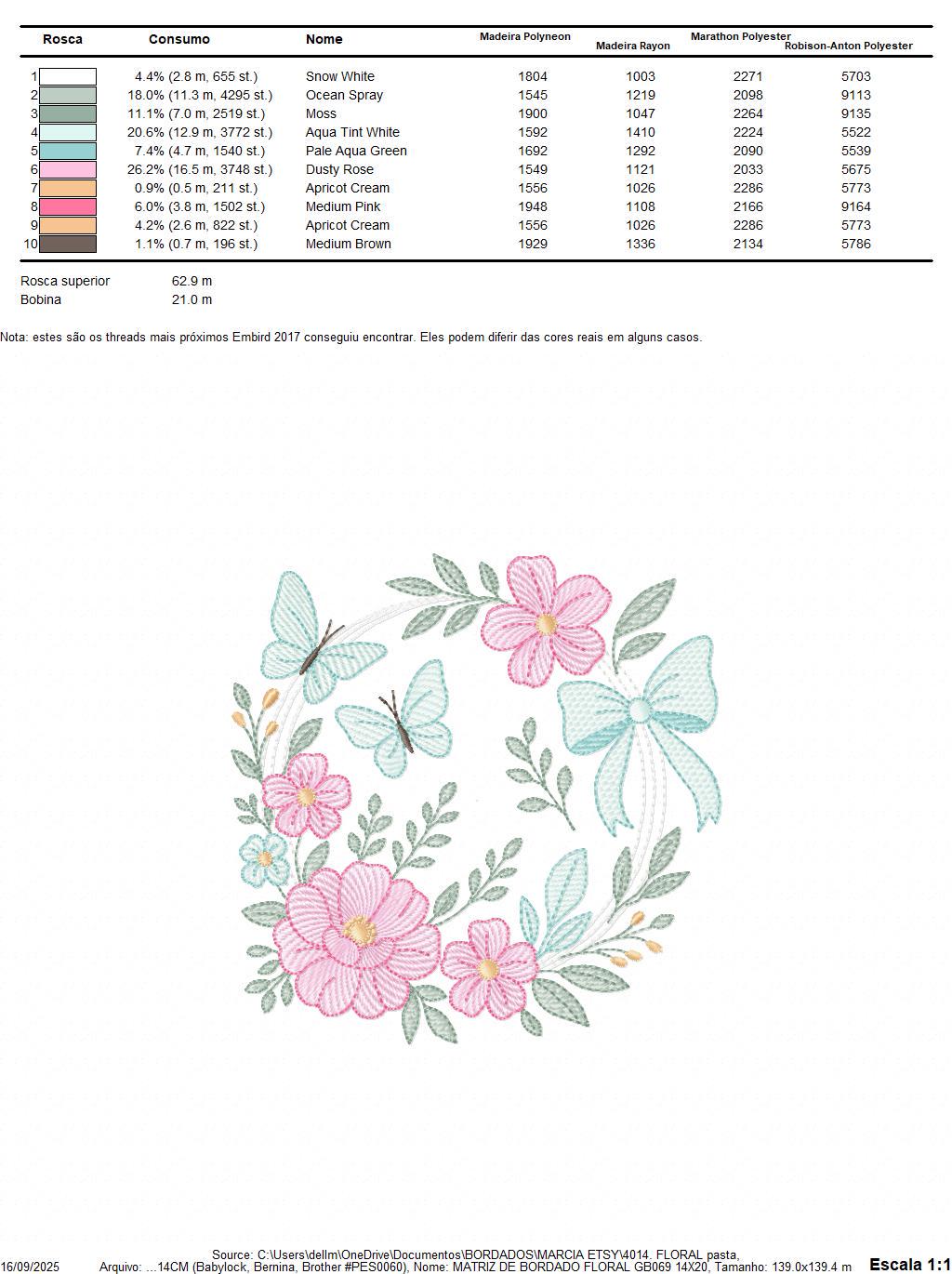Flowers with Butterflies Wreath embroidery designs - Floral Kitchen Towel machine embroidery pattern - Instant digital download pes jef dst