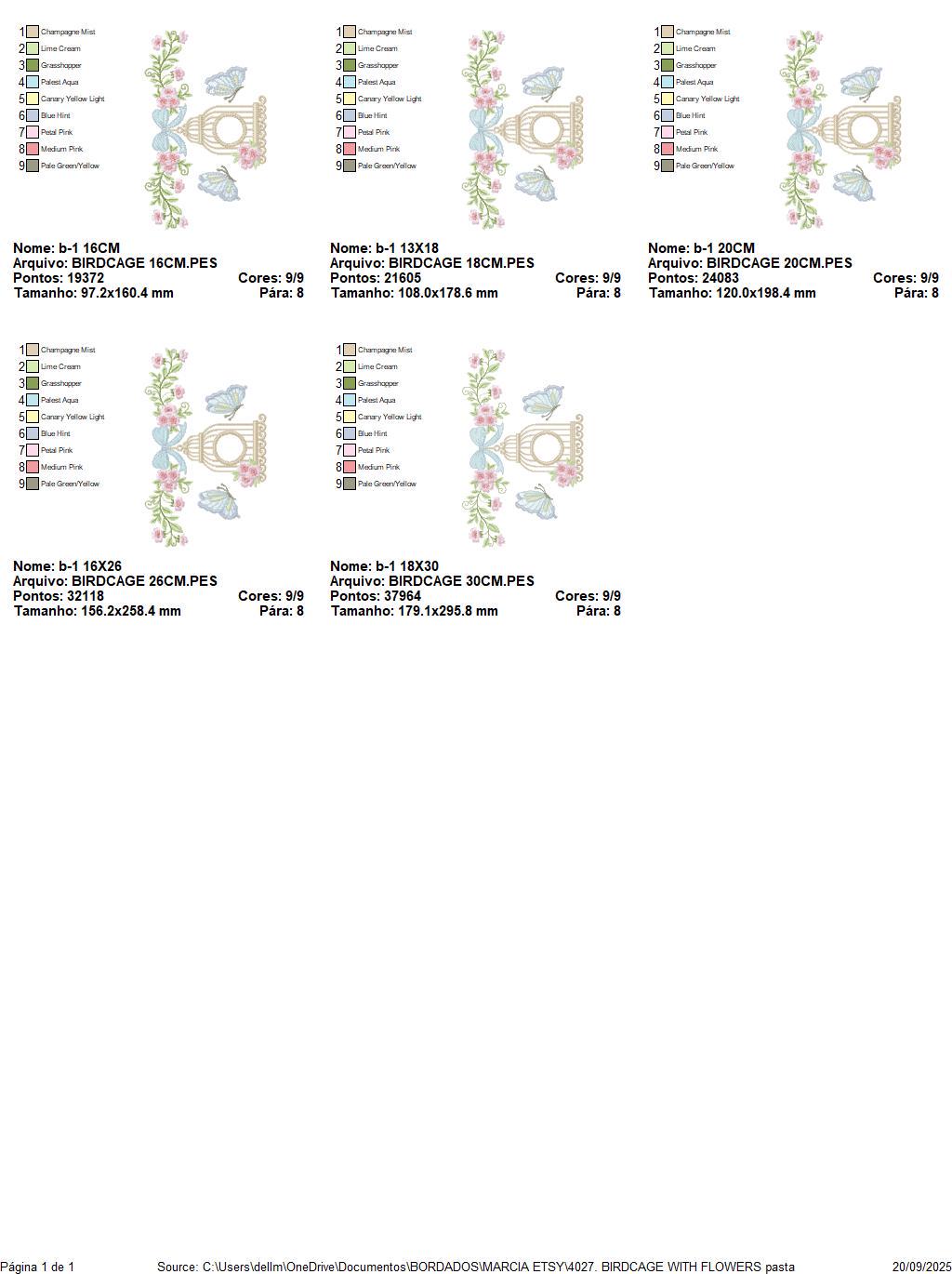 Birdhouse embroidery designs - Cherry Blossom tree with flowers machine embroidery pattern - Baby girl file - Instant digital download pes