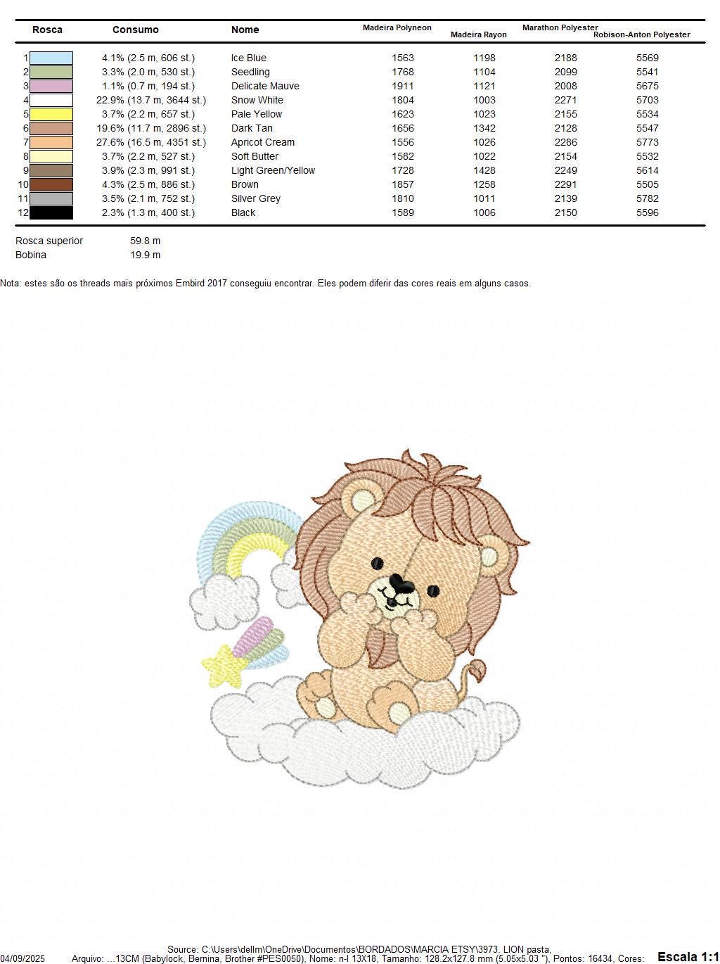 Lion with rainbow embroidery designs - Safari Wild animal machine embroidery pattern - Newborn Baby boy file - Instant download pes jef dst