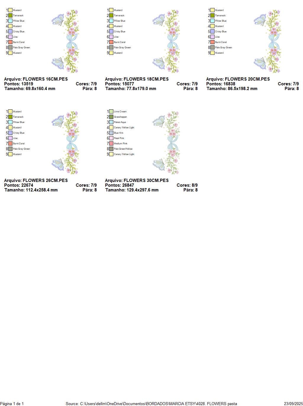 Flowers with lace embroidery designs - Roses with butterfly Divider Line machine pattern - Floral Kitchen towel - Instant digital download