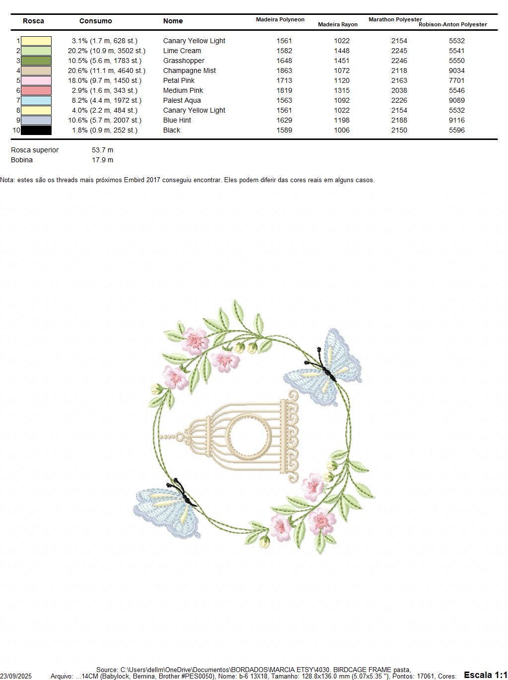 Birdhouse embroidery designs - Cherry Blossom tree with butterflies machine embroidery pattern - Baby girl file - Instant digital download
