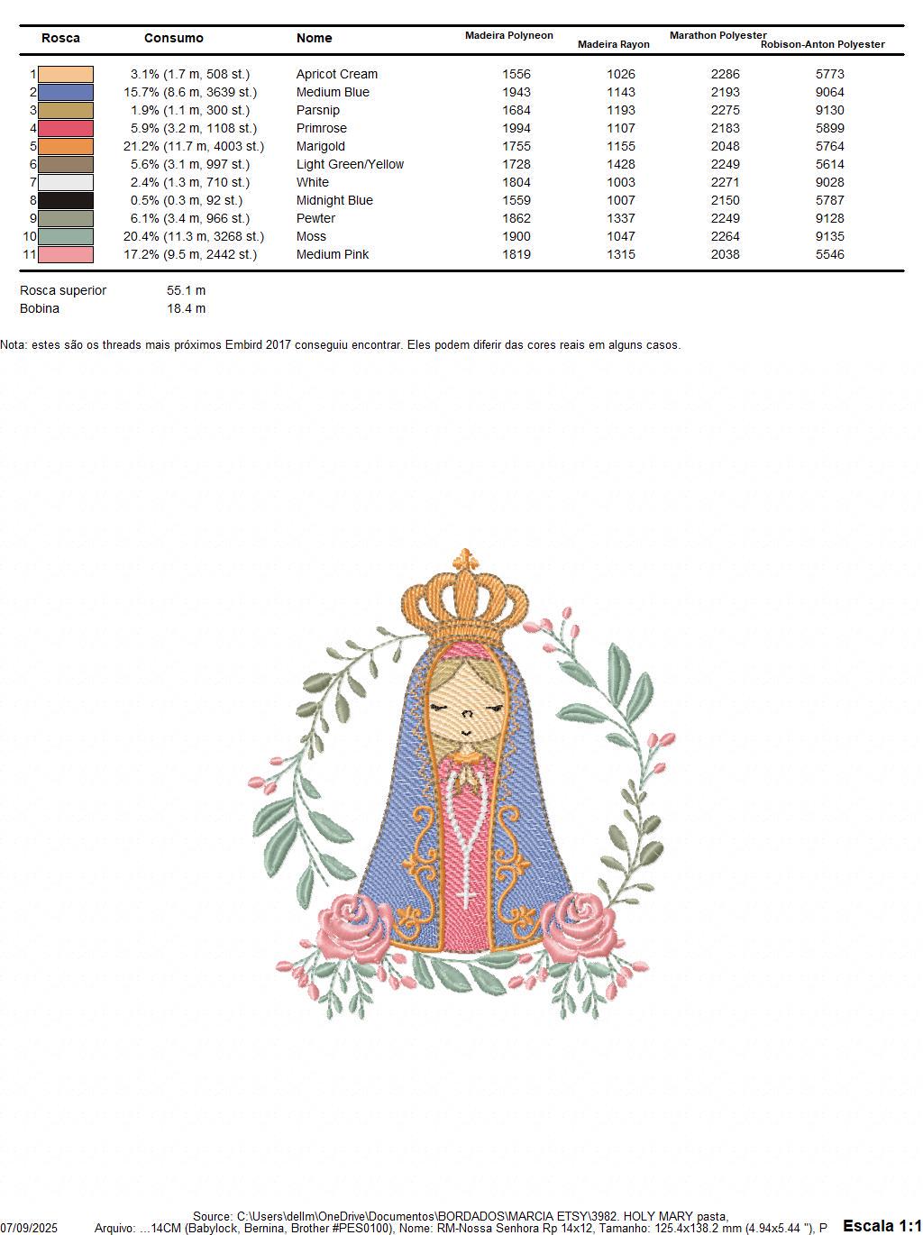 Holy Mary embroidery designs - Holy Virgin Mary machine embroidery pattern - Catholic religious file - Hail Mary - Instant digital download