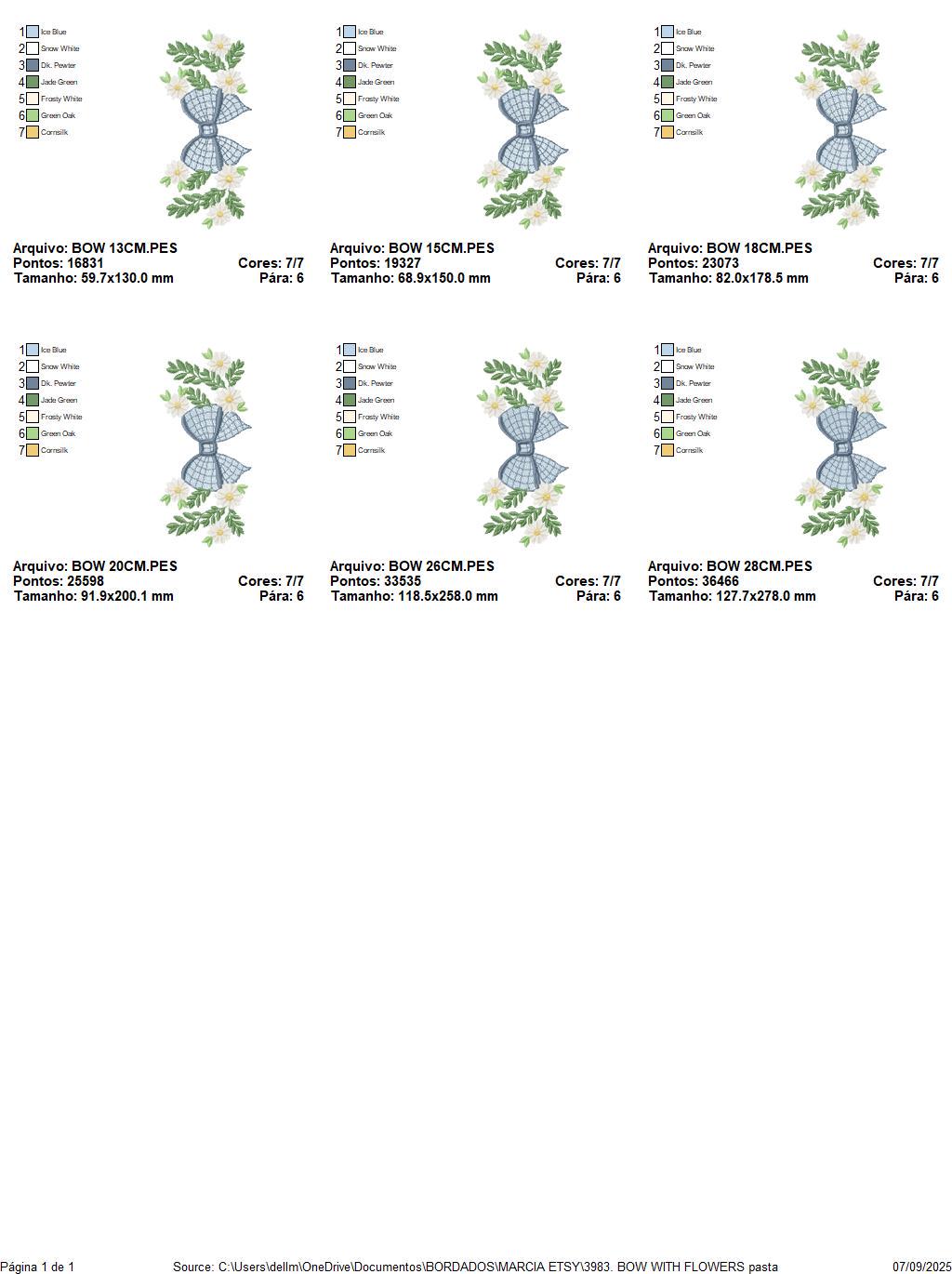 Flowers with lace embroidery designs - Blue Bow with daisies machine embroidery pattern - Floral Kitchen towel - instant digital download