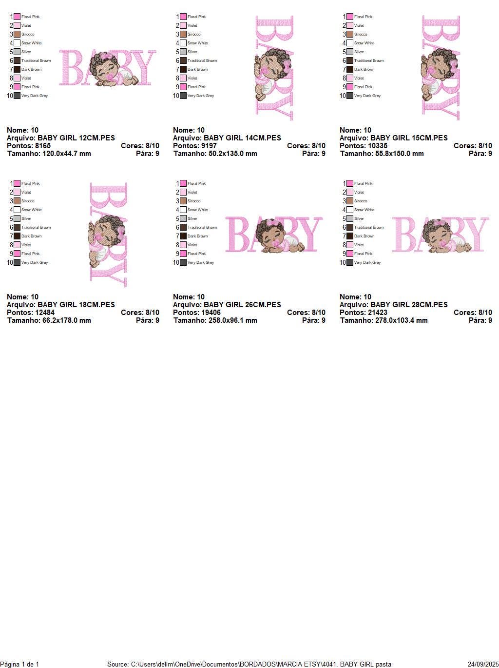 Baby girl embroidery designs - Newborn with pacifier and diaper machine embroidery pattern - Princess black curly hair - Instant download