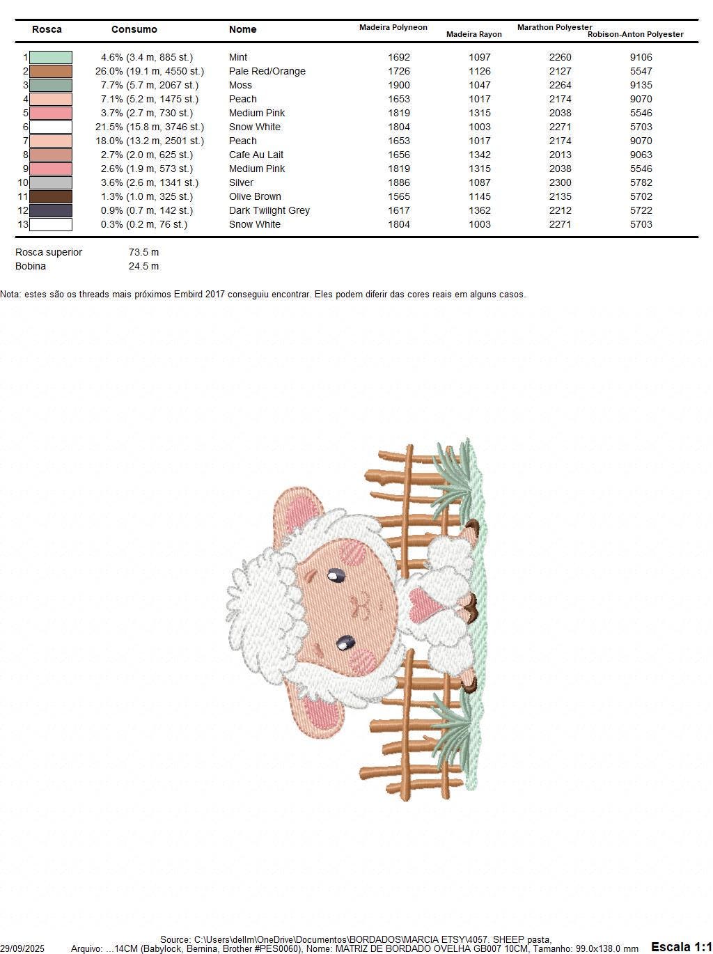 Sheep embroidery design - Farm Animal Lamb machine embroidery pattern - Newborn Baby boy file - Instant digital download pes jef dst hus vp3