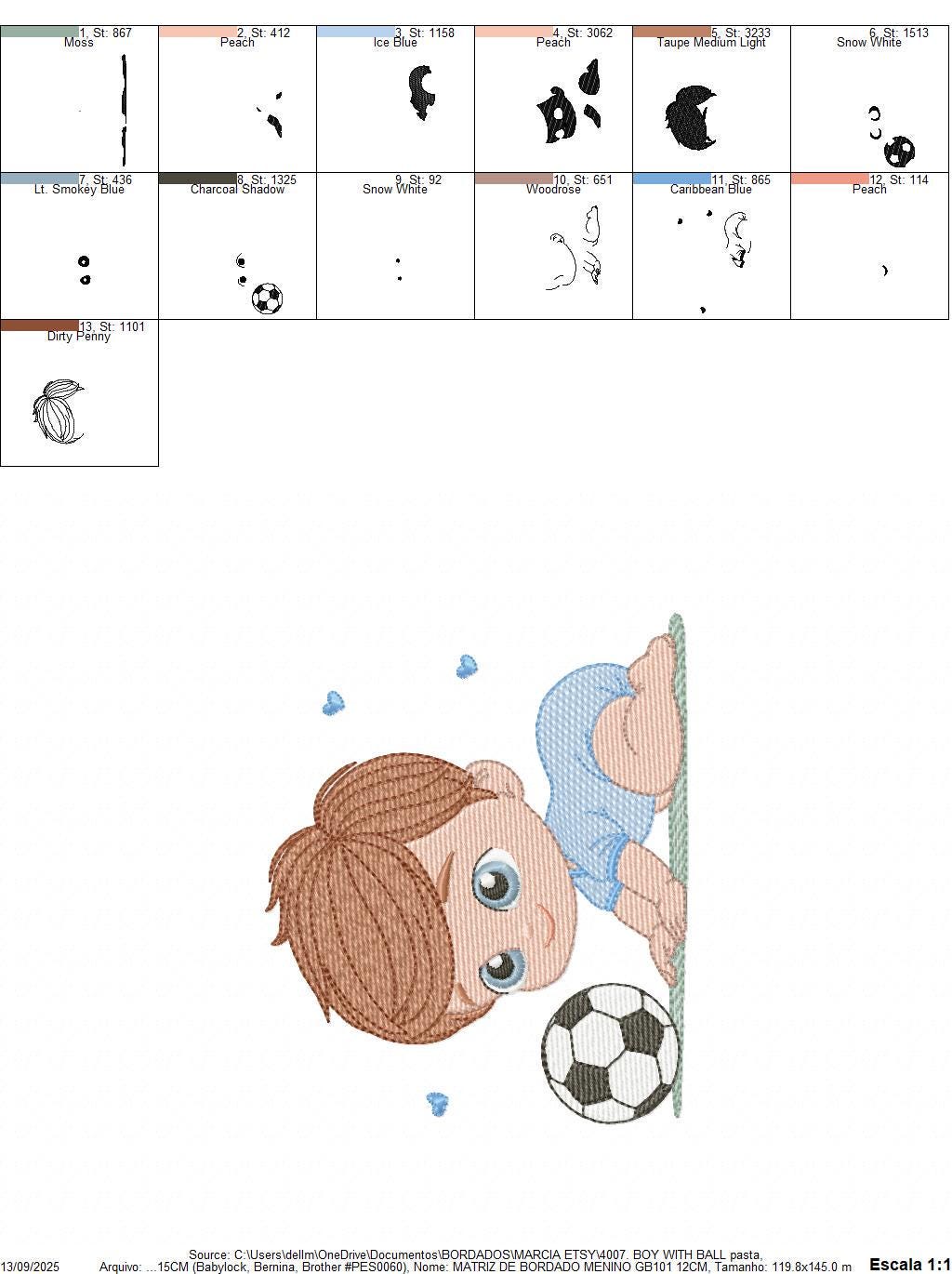 Baby boy embroidery designs - Soccer embroidery design machine embroidery file - Soccer player with ball embroidery - instant download pes