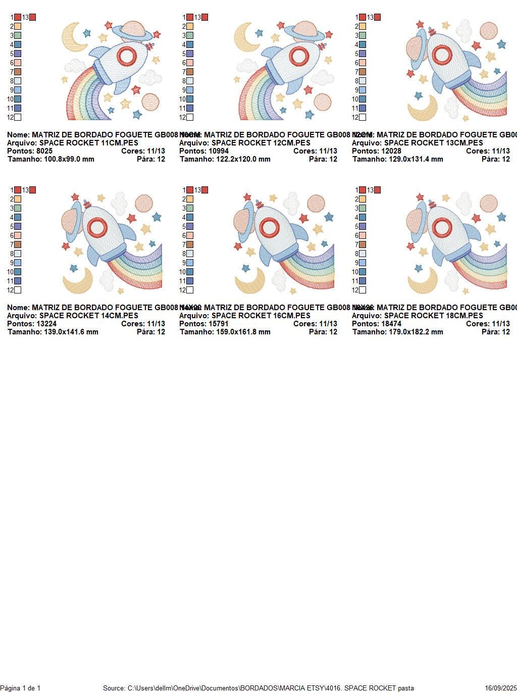 Space Rocket embroidery designs - Moon planets and stars machine embroidery pattern - Baby boy file - Instant digital download pes jef dst