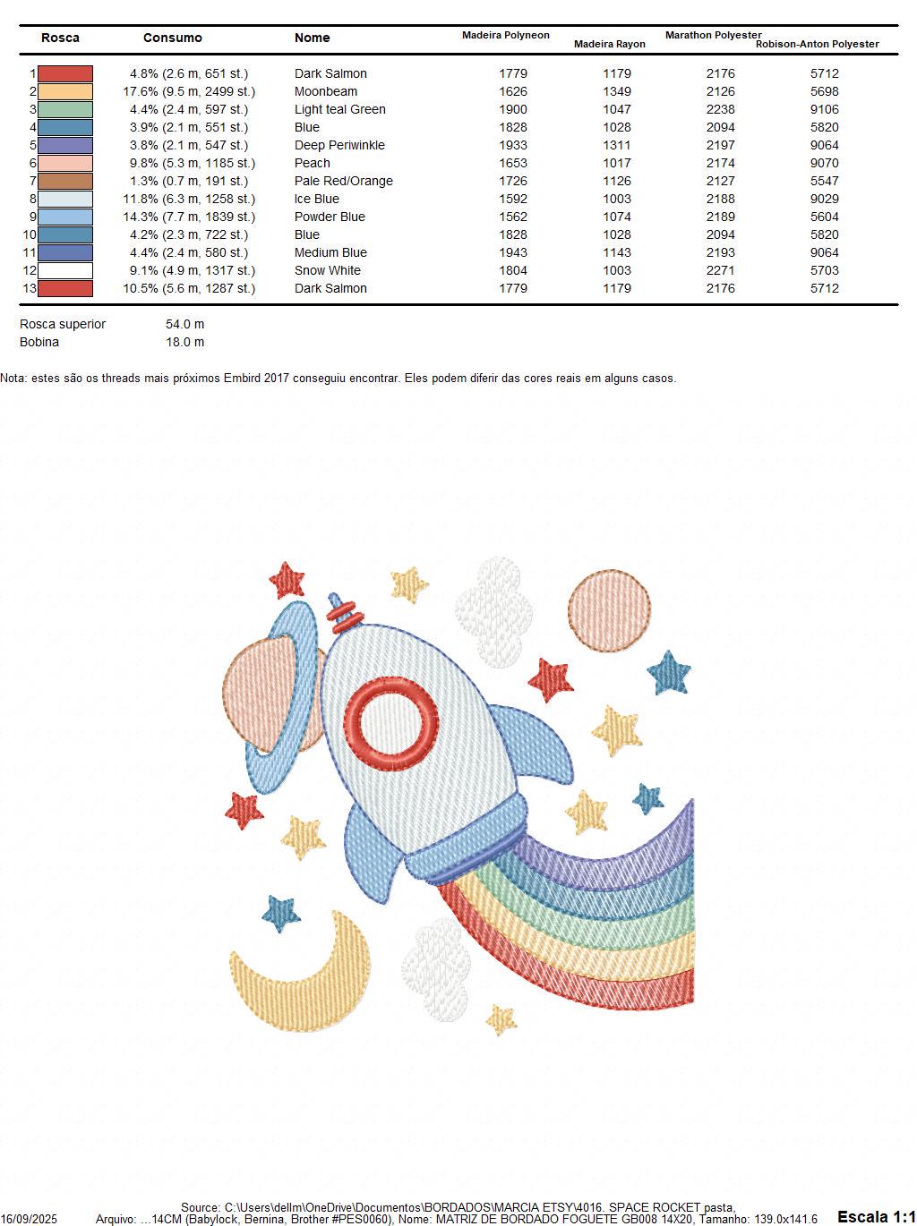 Space Rocket embroidery designs - Moon planets and stars machine embroidery pattern - Baby boy file - Instant digital download pes jef dst