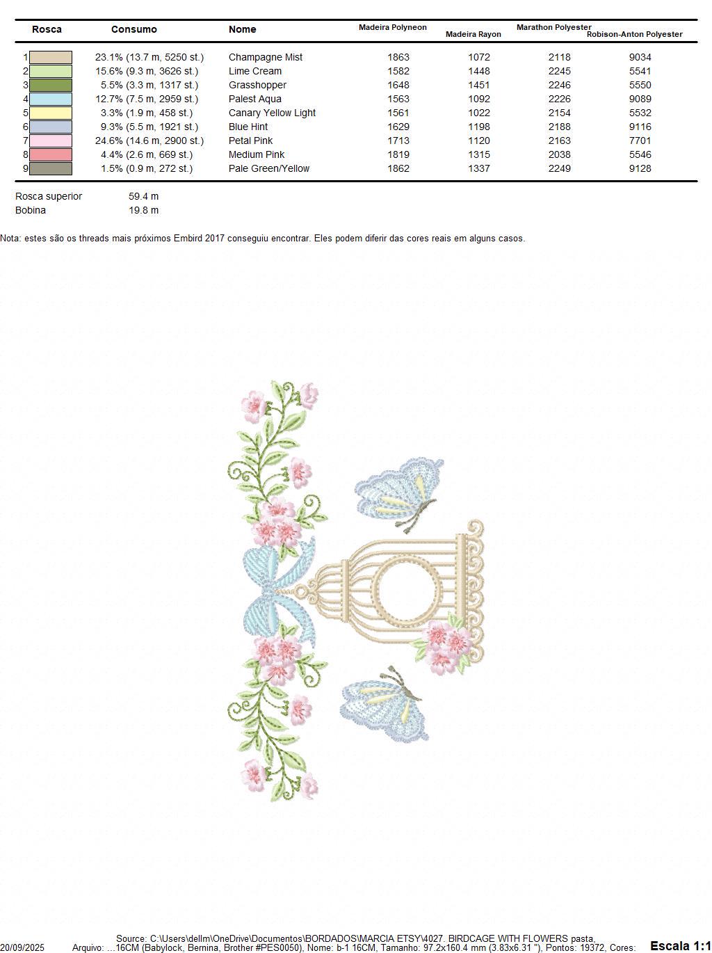 Birdhouse embroidery designs - Cherry Blossom tree with flowers machine embroidery pattern - Baby girl file - Instant digital download pes