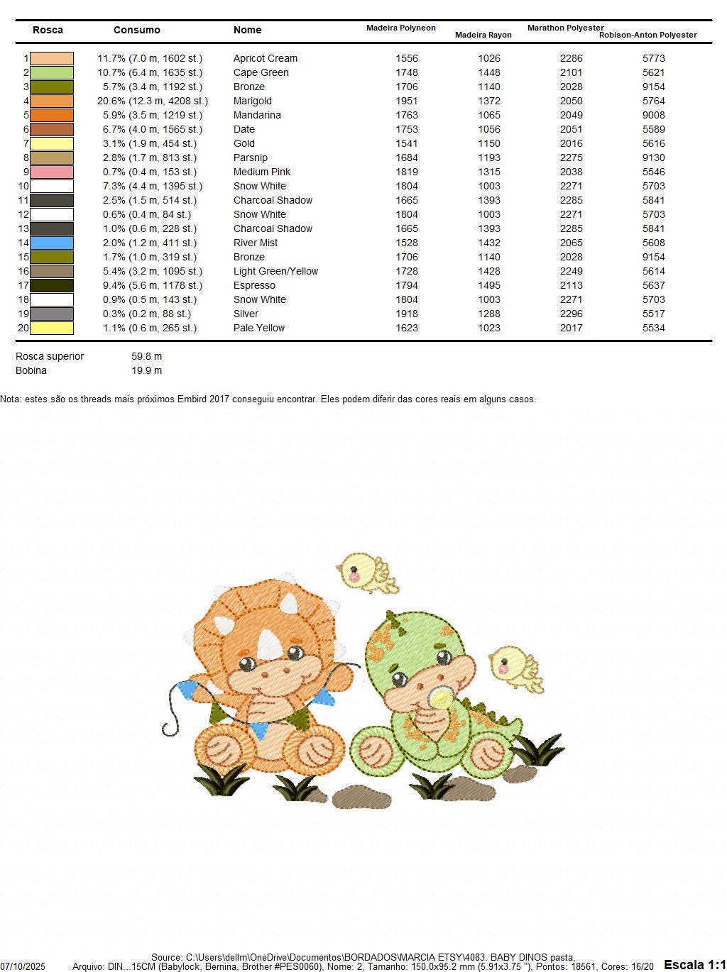 Dinosaur embroidery designs - Baby Dino with pacifier and bird machine embroidery pattern - Boy Tyrannosaurus Triceratops - Instant download