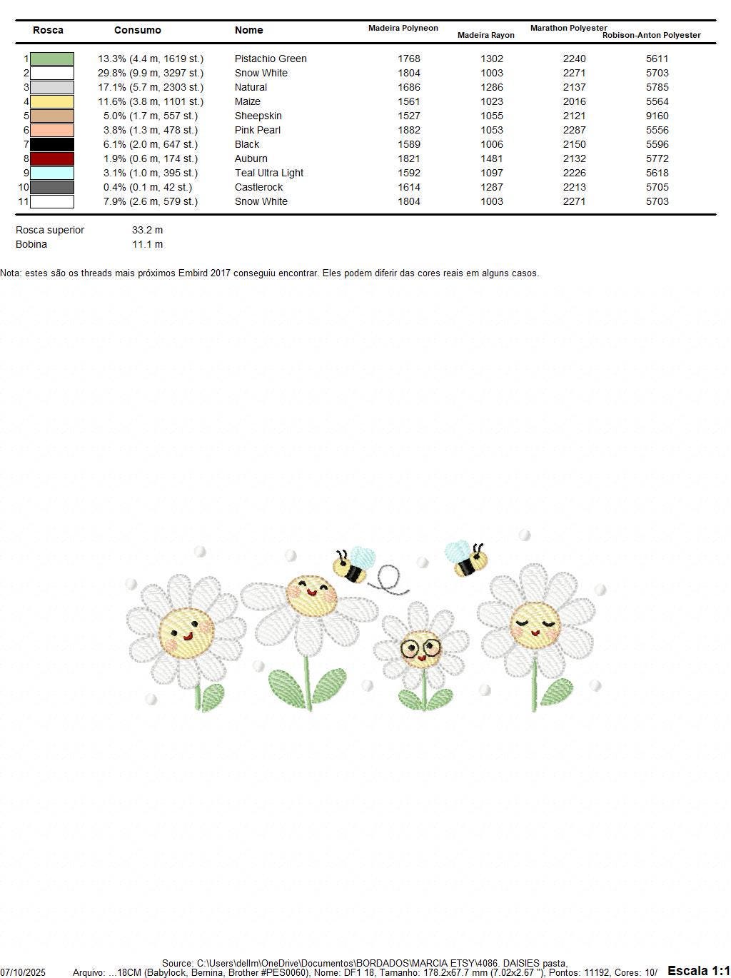 Daisies embroidery designs - Delicate flowers with bees machine embroidery pattern - Floral Kitchen towel - Instant digital download pes jef