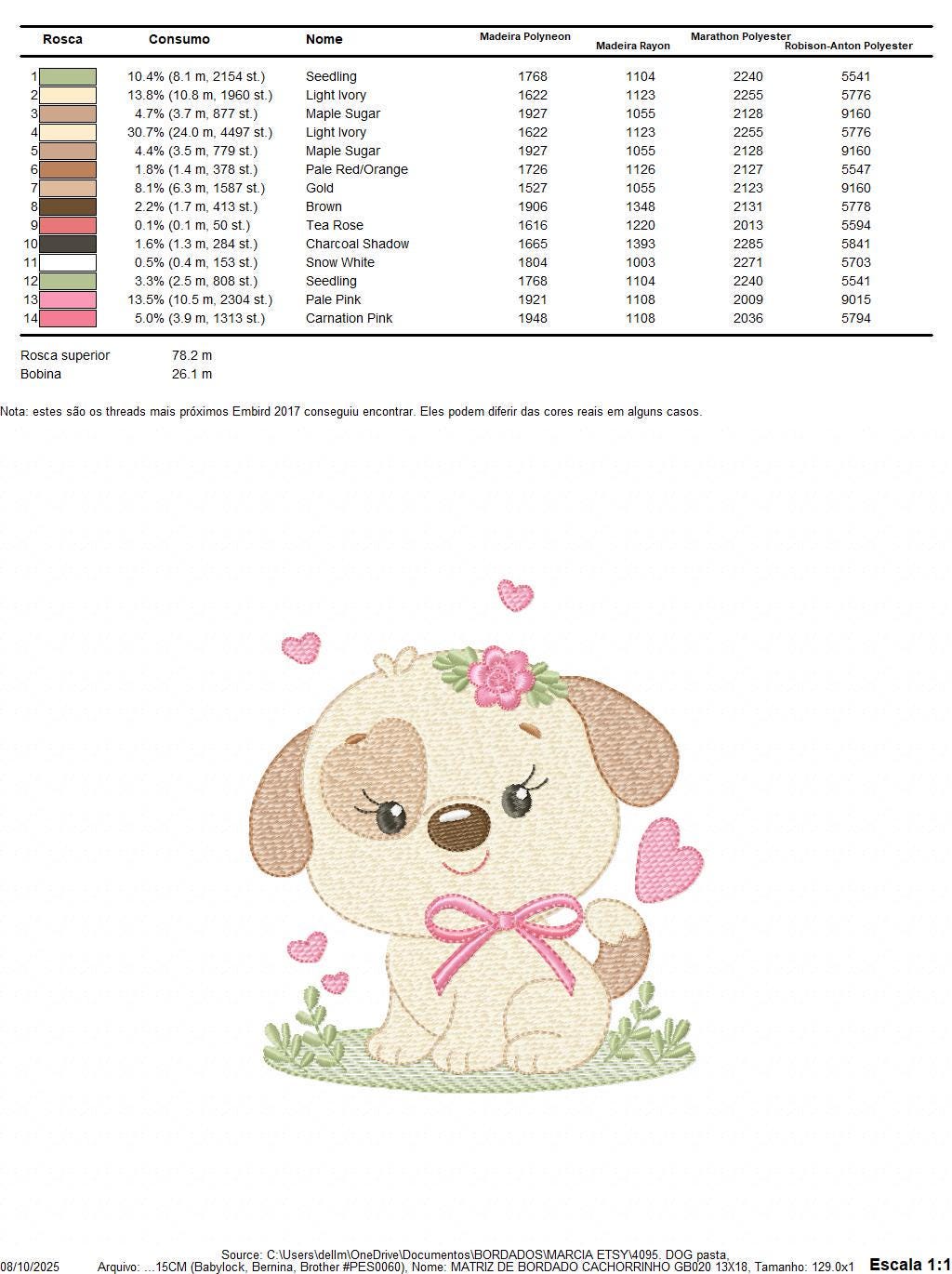 Dogs embroidery designs - Dog with lace and hearts machine embroidery pattern - Mutt Rescue Puppy file - Instant digital download pes jef