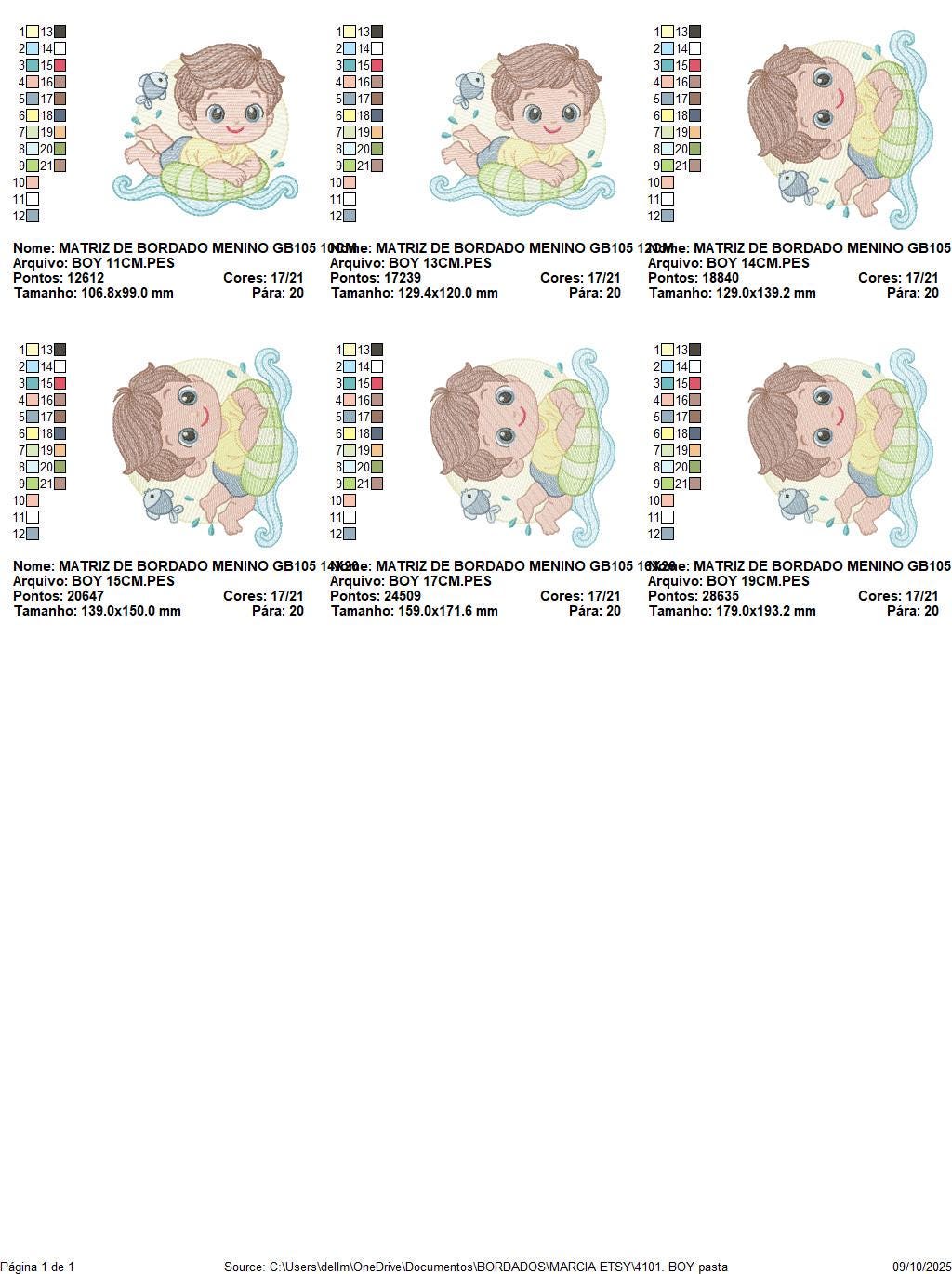 Baby boy embroidery designs - Boy with Children Buoy machine embroidery pattern - Swimming Ocean Sea Lifebuoy file - Instant download pes