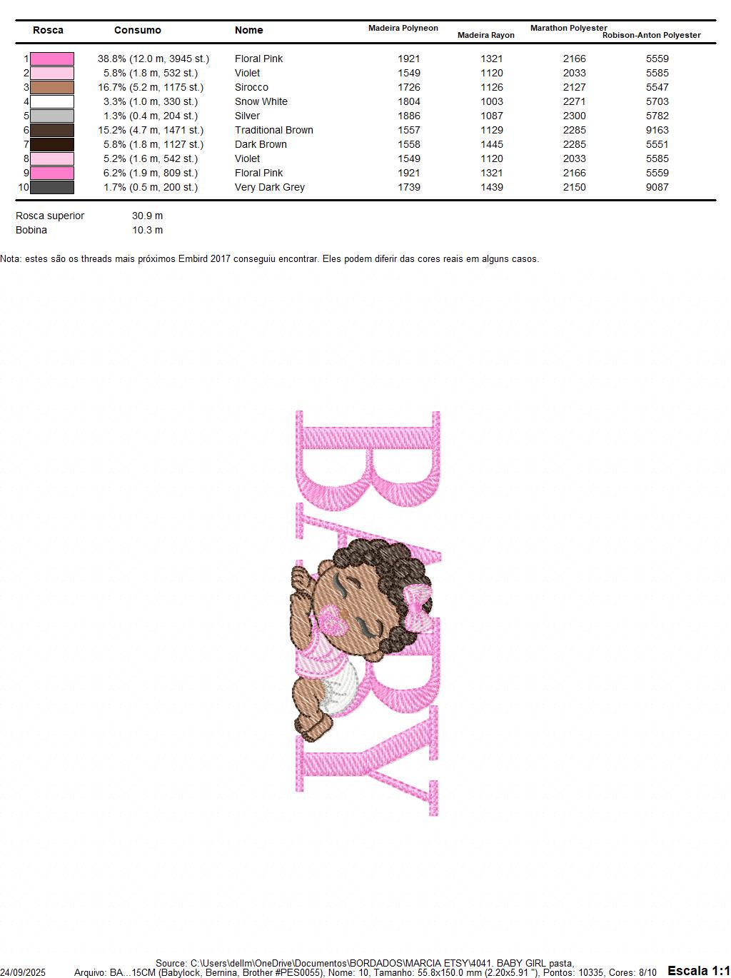 Baby girl embroidery designs - Newborn with pacifier and diaper machine embroidery pattern - Princess black curly hair - Instant download