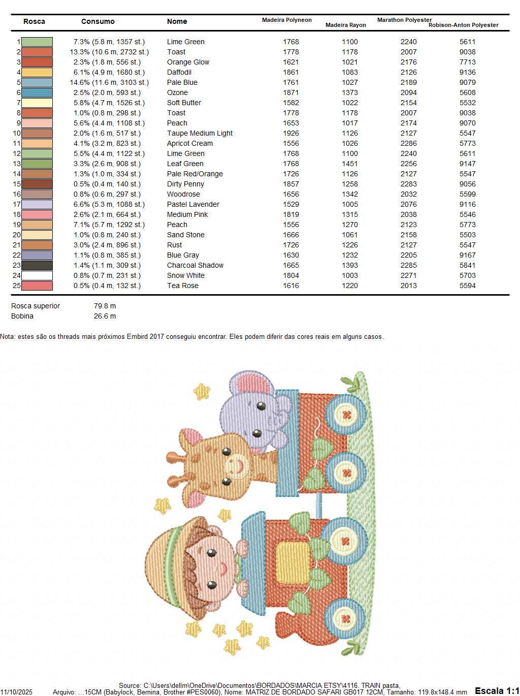 Safari Wild Animal train embroidery designs - Elephant and Giraffe machine embroidery pattern - Baby Boy file - Instant download pes jef