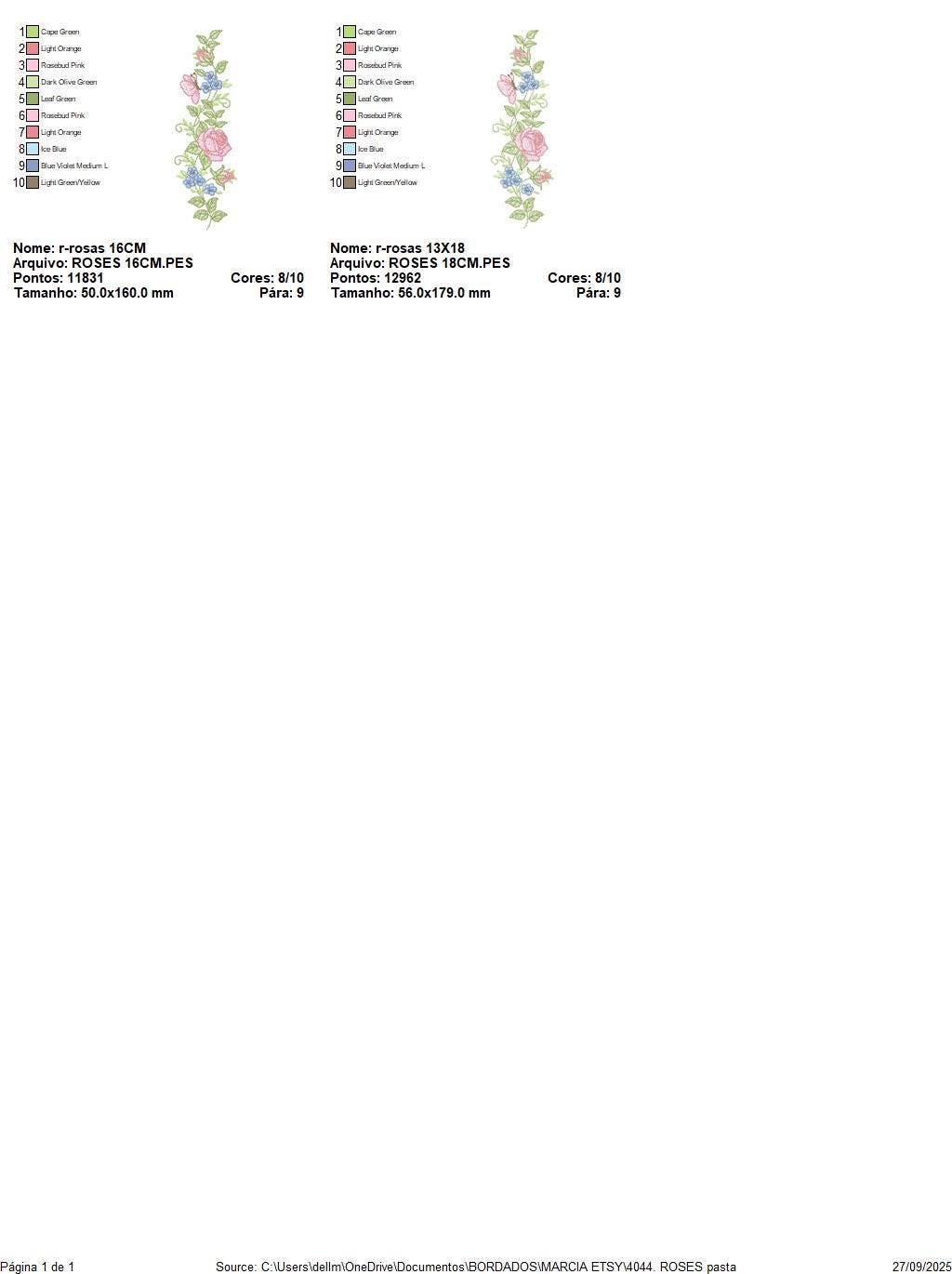 Roses embroidery designs - Flowers with butterflies machine embroidery pattern - Floral Divider Kitchen towel - Instant digital download pes