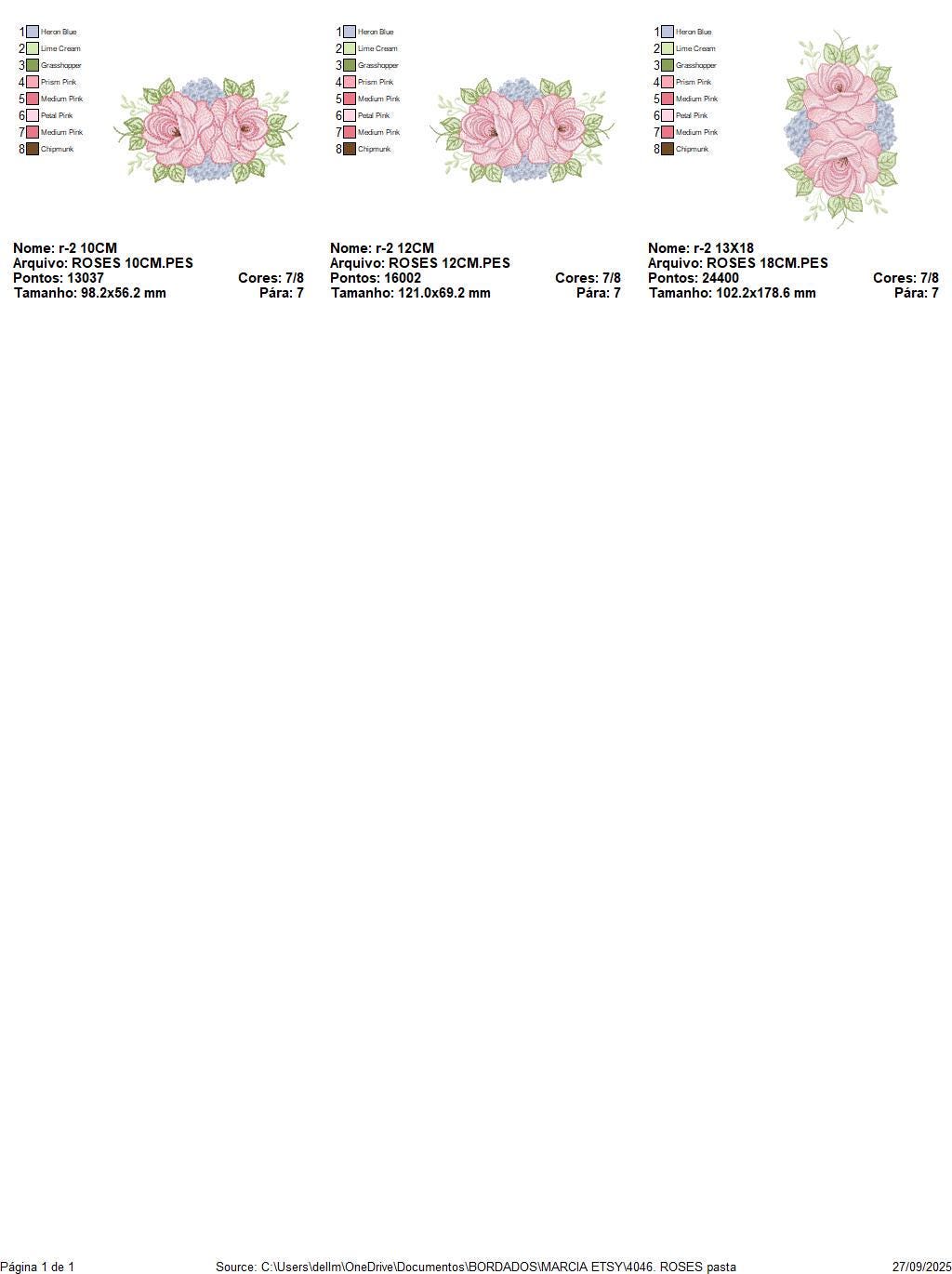 Roses embroidery designs - Red roses with flowers machine embroidery pattern - Floral Divider Kitchen towel - Instant digital download pes