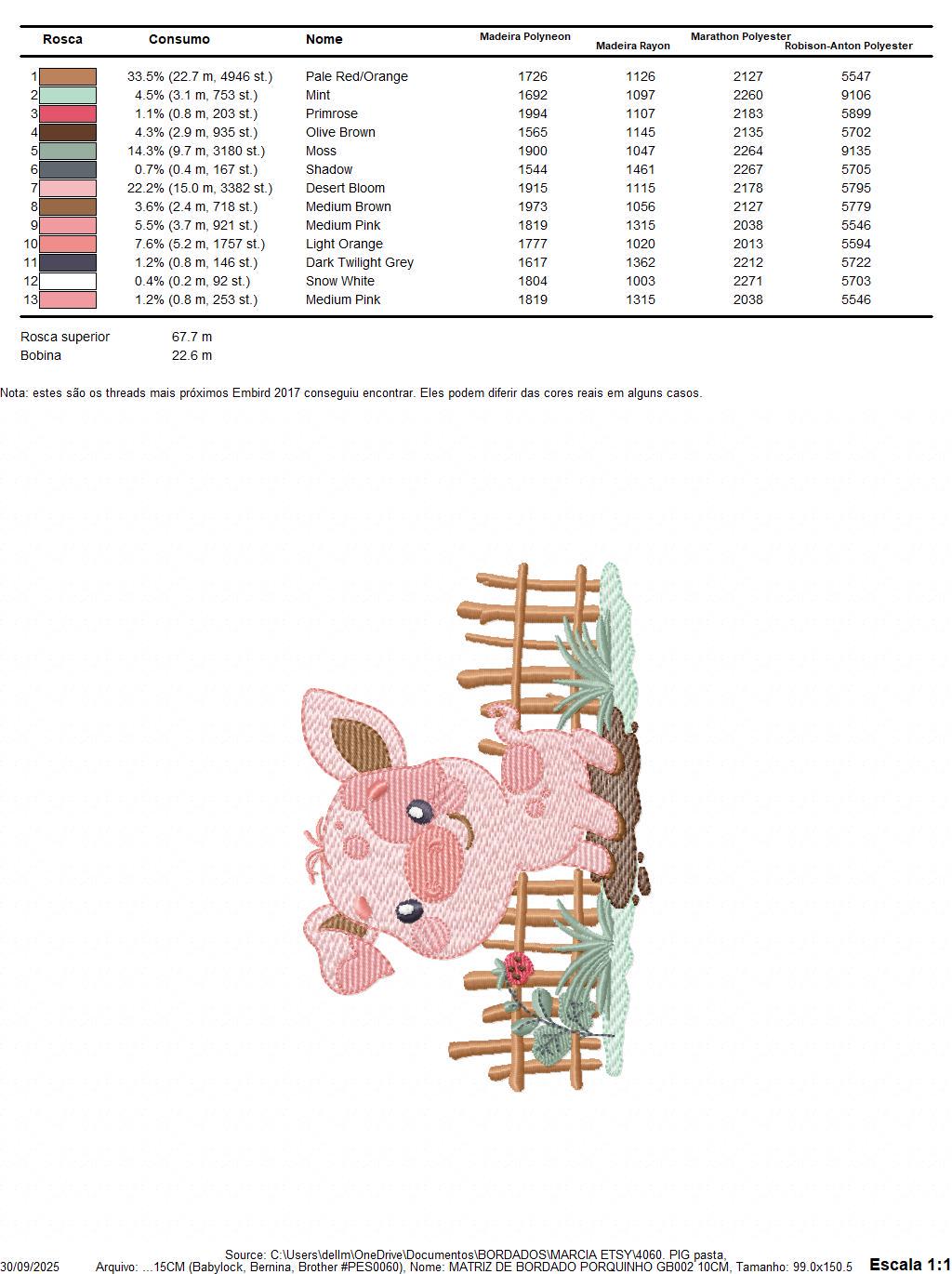Pig embroidery design - Farm Animal Cowboy machine embroidery pattern - Baby boy file - Ranch Swine Piggy - Instant download pes jef dst hus