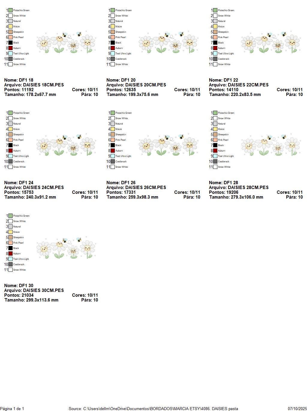 Daisies embroidery designs - Delicate flowers with bees machine embroidery pattern - Floral Kitchen towel - Instant digital download pes jef