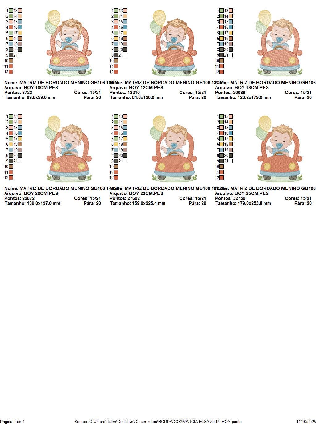 Baby Boy with toy car embroidery designs - Toddler playing with balloons machine embroidery pattern - Boy with pacifier - Instant download