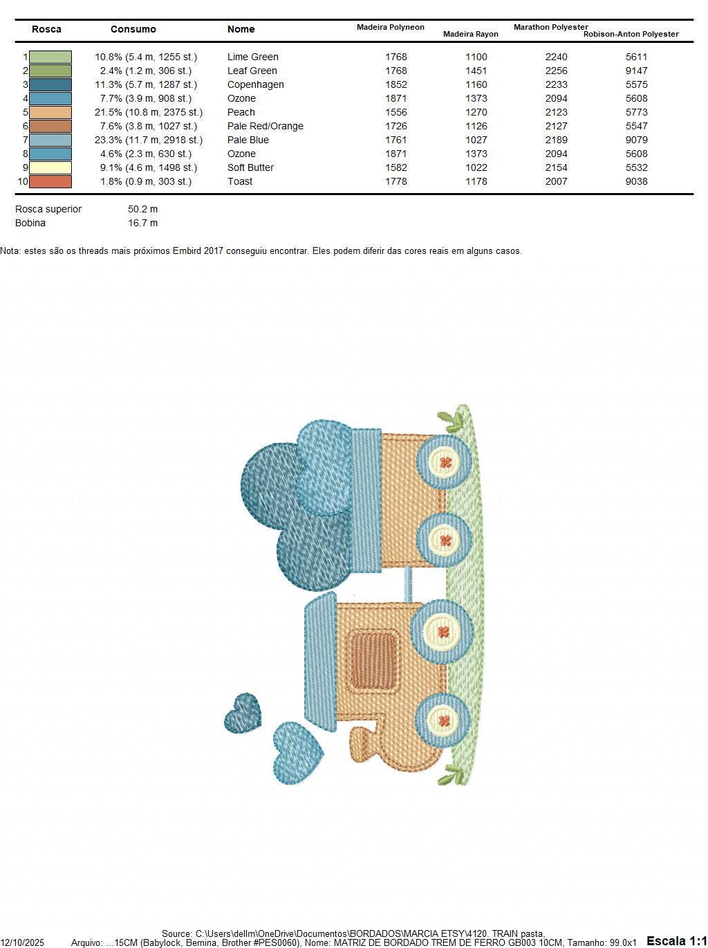 Train with wagon embroidery designs - Train with hearts machine embroidery pattern - Baby boy file - Instant digital download pes jef dst