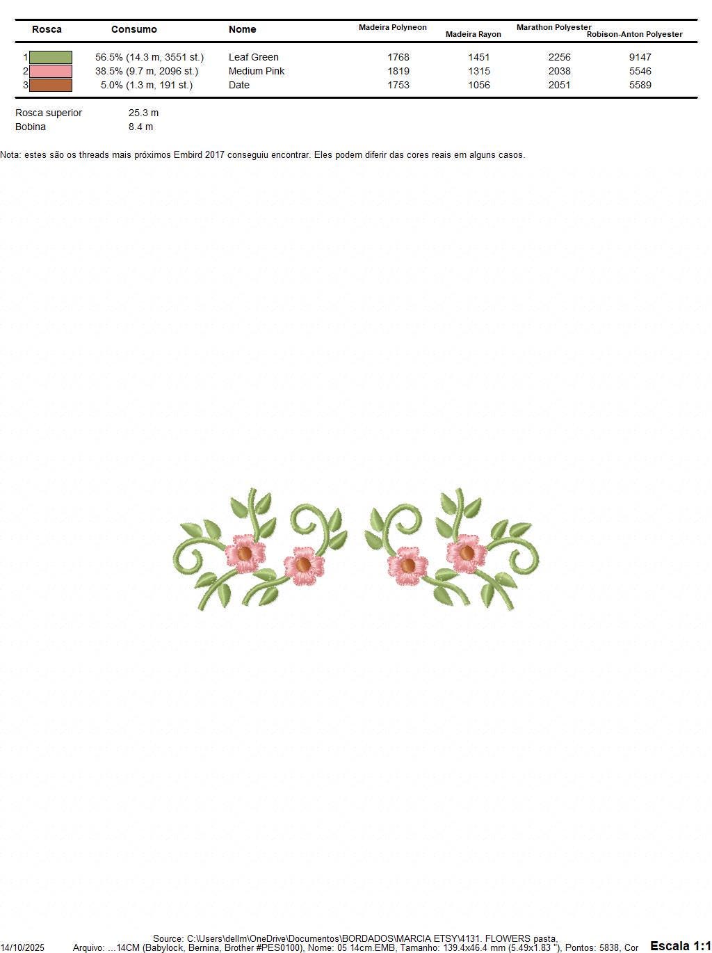 Flower line embroidery designs - Floral Divider machine embroidery pattern - Kitchen towel file - Instant download pes jef dst vp3 hus xxx