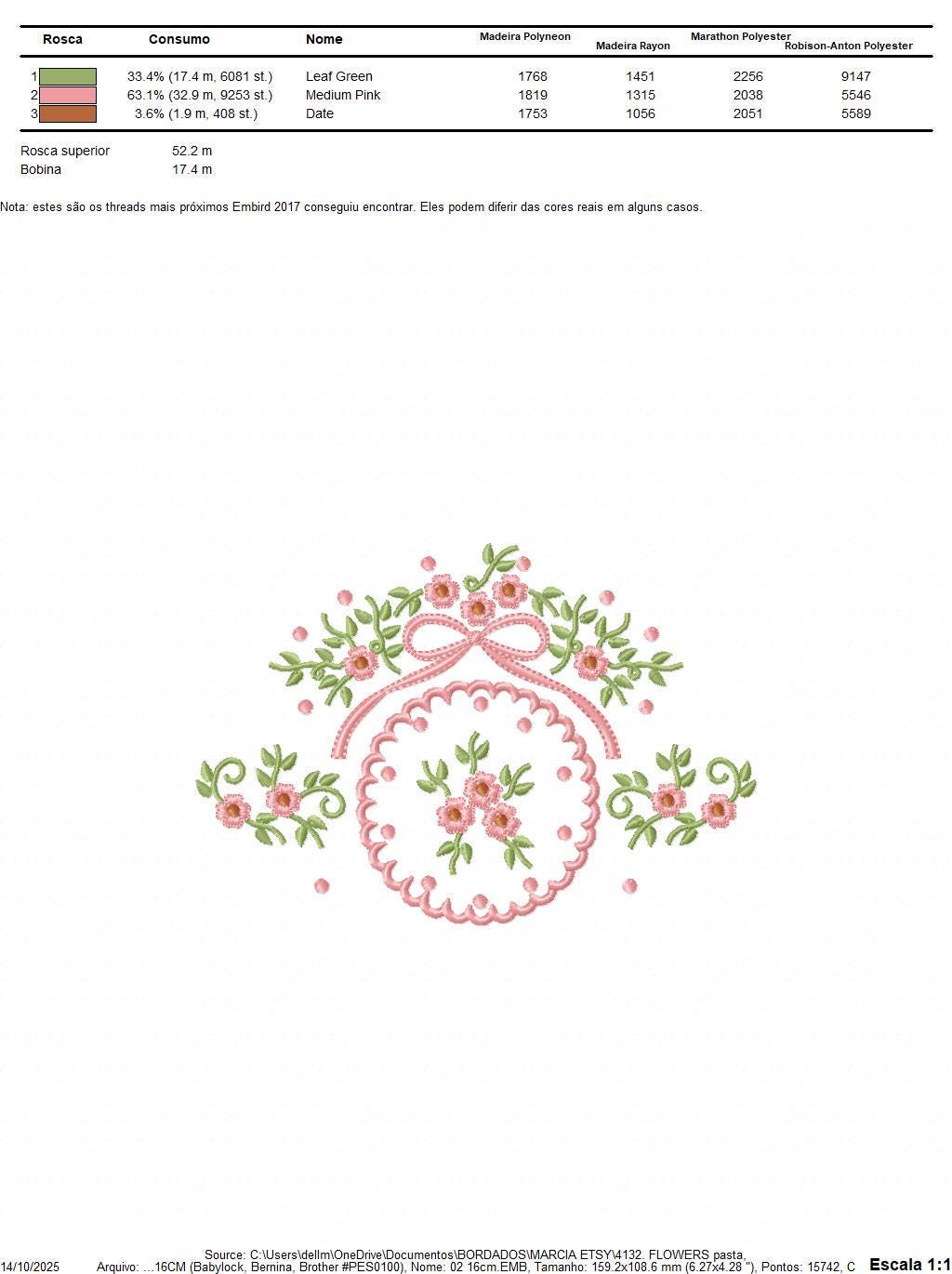 Flower Wreath embroidery designs - Floral Frame machine embroidery pattern - Kitchen Tea Towel file - Instant digital download pes jef dst