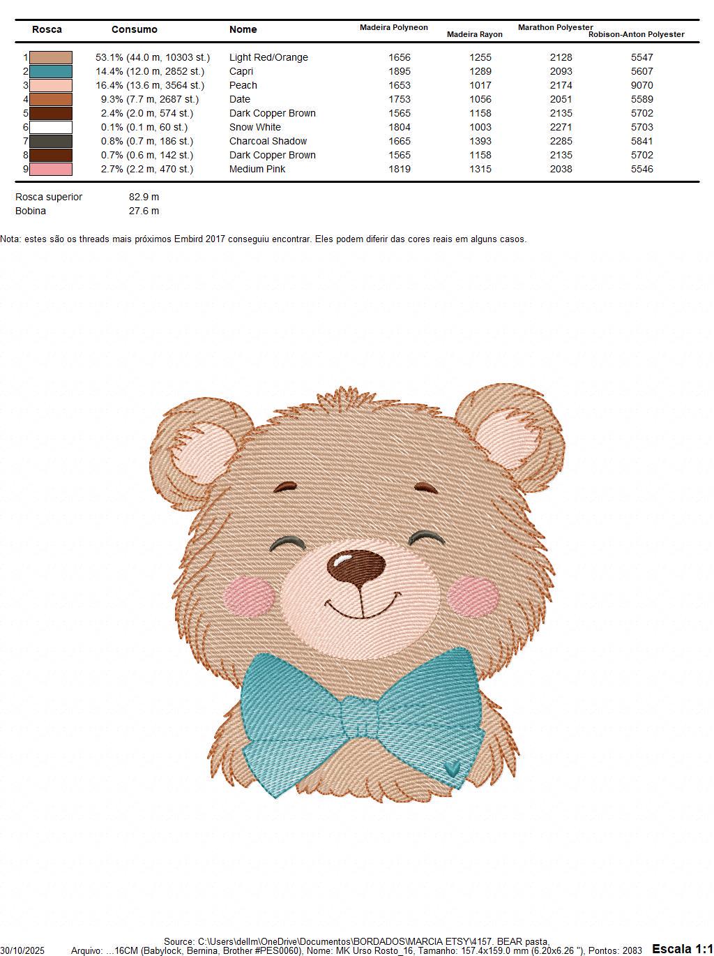 Teddy Bear embroidery designs - Happy Male bear with blue bow tie machine embroidery pattern - Baby boy children toy - Instant download pes