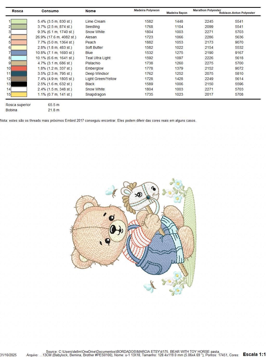 Male Bear with toy horse embroidery designs - Baby boy playing machine embroidery pattern - Instant digital download pes jef dst hus vp3 xxx