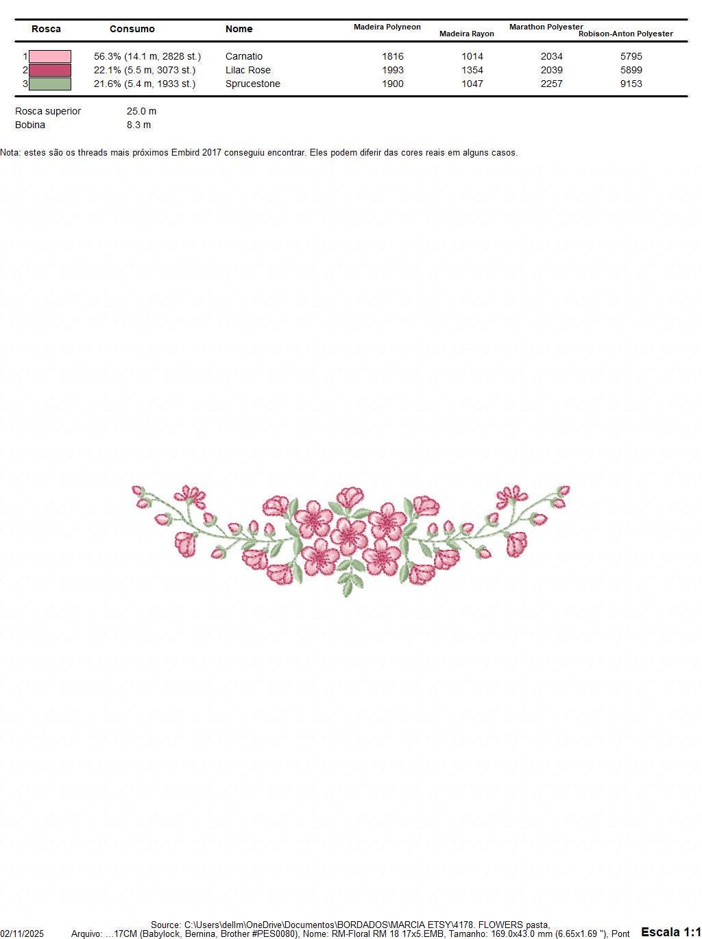 Roses embroidery designs - Flower Line Divider machine embroidery pattern - Kitchen Towel file - Instant digital download jef pes dst hus