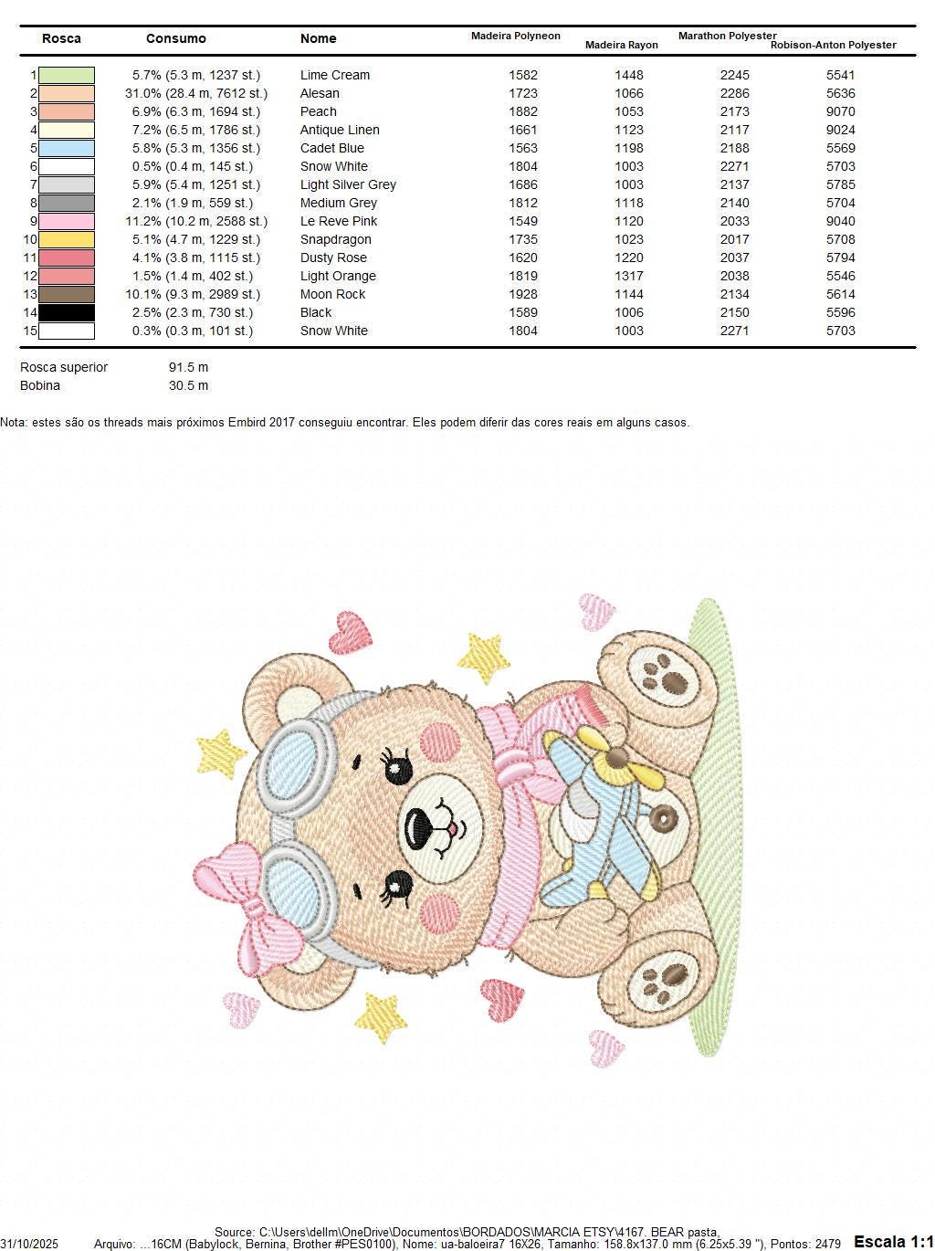 Pilot Bear embroidery designs - Baby Girl with airplane machine embroidery pattern - Pink Aviator Teddy bear file - Instant download pes jef