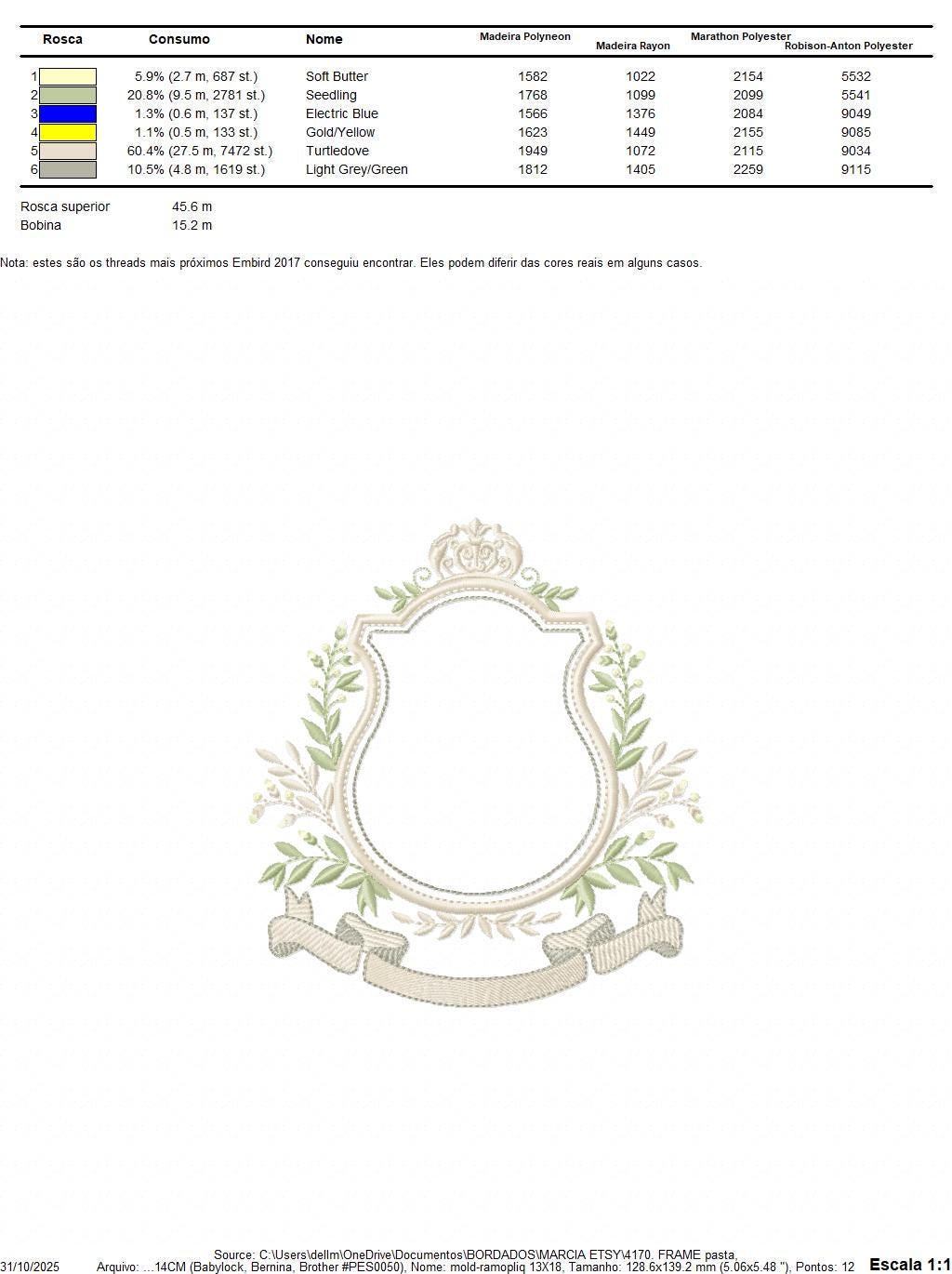 Shield Monogram Frame embroidery designs - Laurel frame with banner machine embroidery pattern - Baby shape file - Instant download pes jef