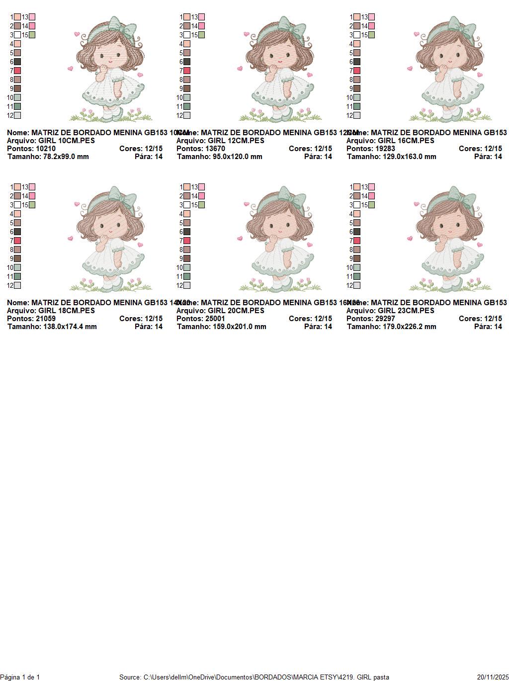 Baby girl embroidery designs - Girl with long hair and lace machine embroidery pattern - Princess with flower - Instant download pes jef dst