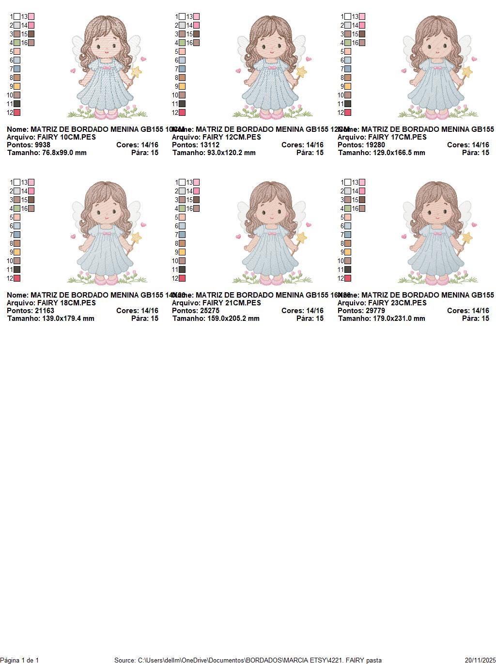 Fairy embroidery designs - Baby girl with wings and wand machine embroidery pattern - Garden Pixie file - Instant Download pes jef dst hus