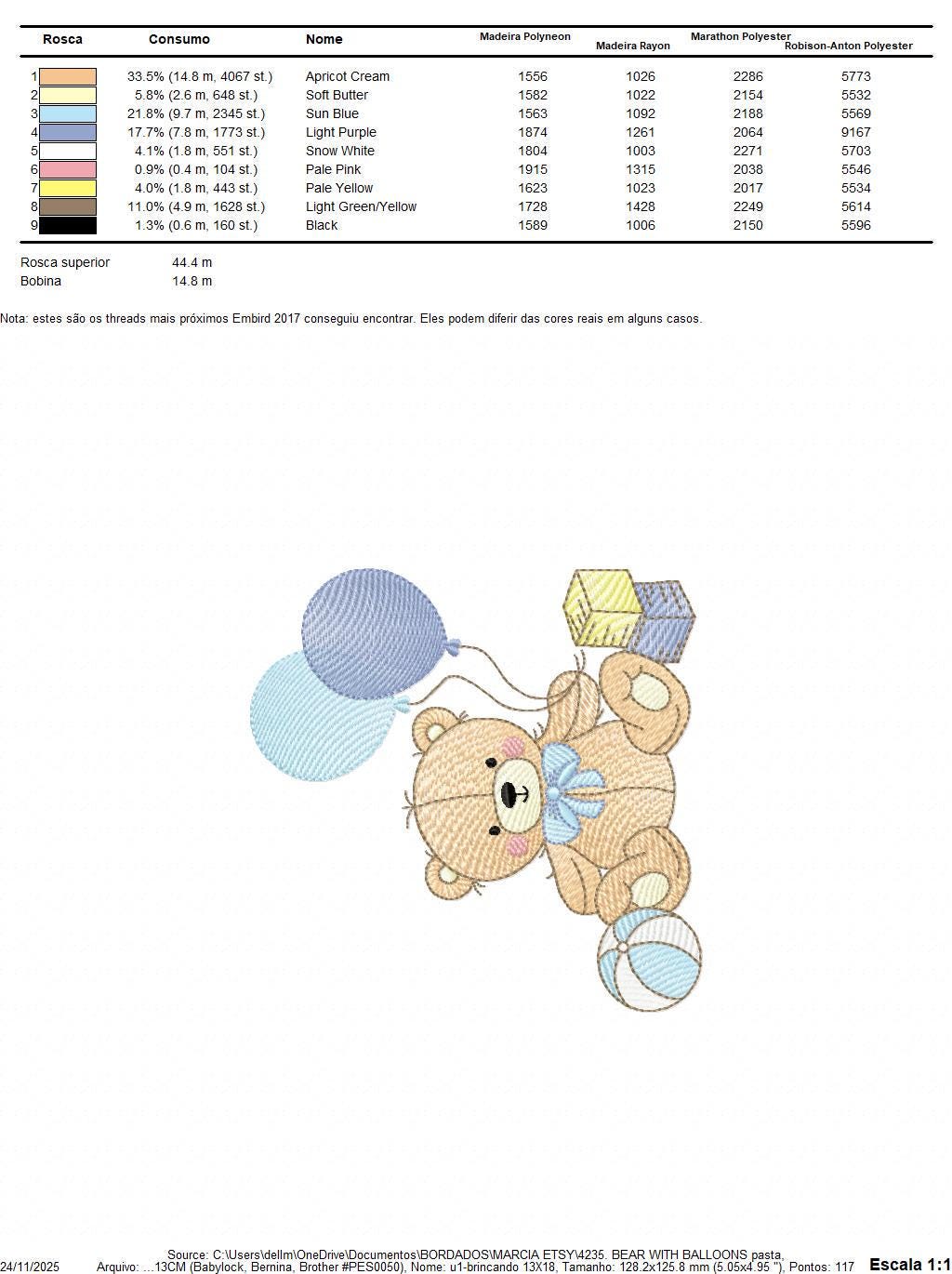 Party Bear with toys embroidery designs - Baby Boy Bear with balloons machine embroidery pattern - Instant digital download pes jef dst hus