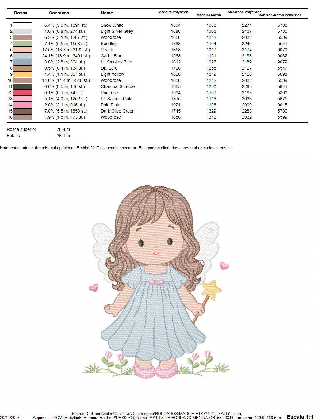 Fairy embroidery designs - Baby girl with wings and wand machine embroidery pattern - Garden Pixie file - Instant Download pes jef dst hus
