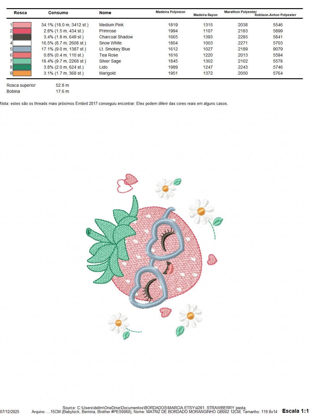 Strawberry with glasses embroidery designs - Fruit machine embroidery pattern - Kitchen Towel file - Instant digital download pes jef dst
