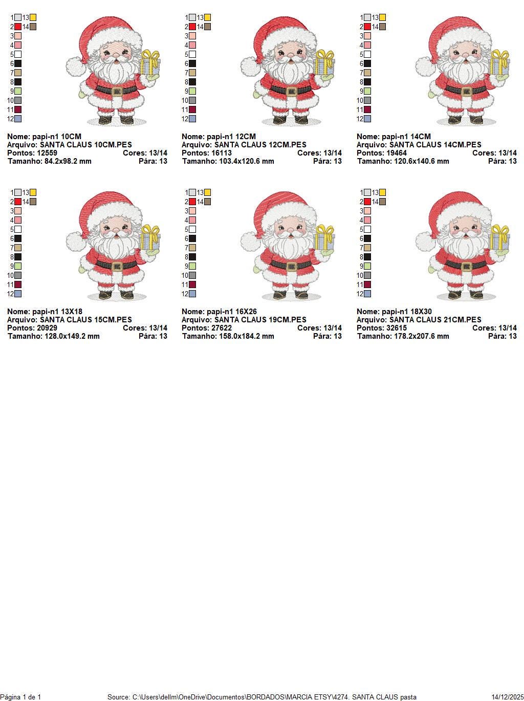 Santa Claus embroidery designs - Ho ho ho Xmas Saint Nicholas machine embroidery pattern - Instant digital download pes jef dst hus vp3 xxx