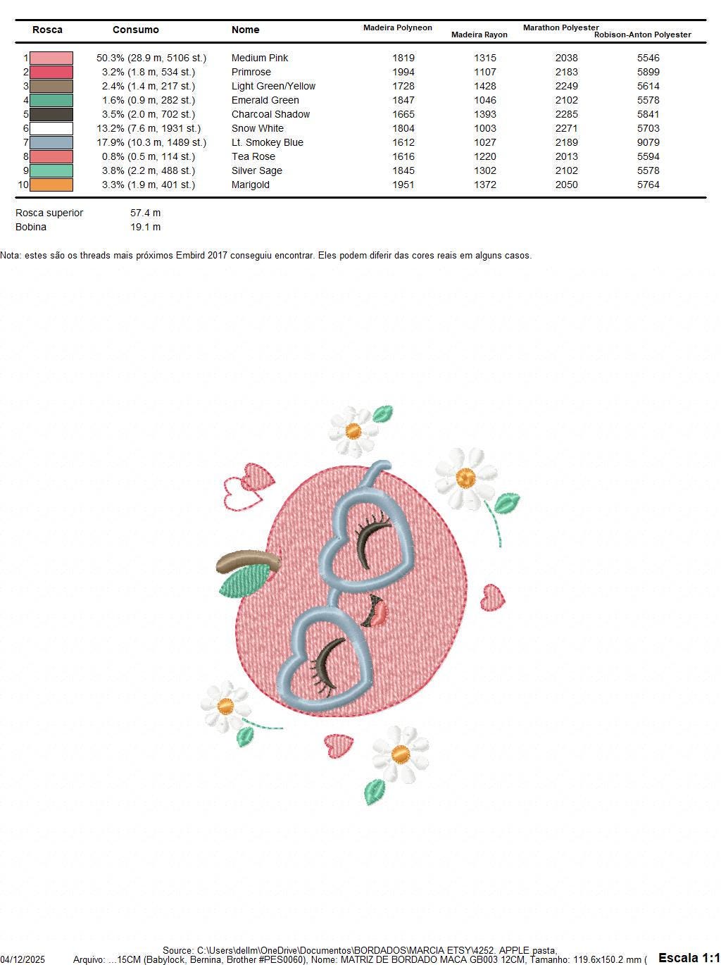 Apple embroidery designs - Fruit machine embroidery pattern - Kitchen Towel Apple with glasses file - Instant digital download pes jef dst
